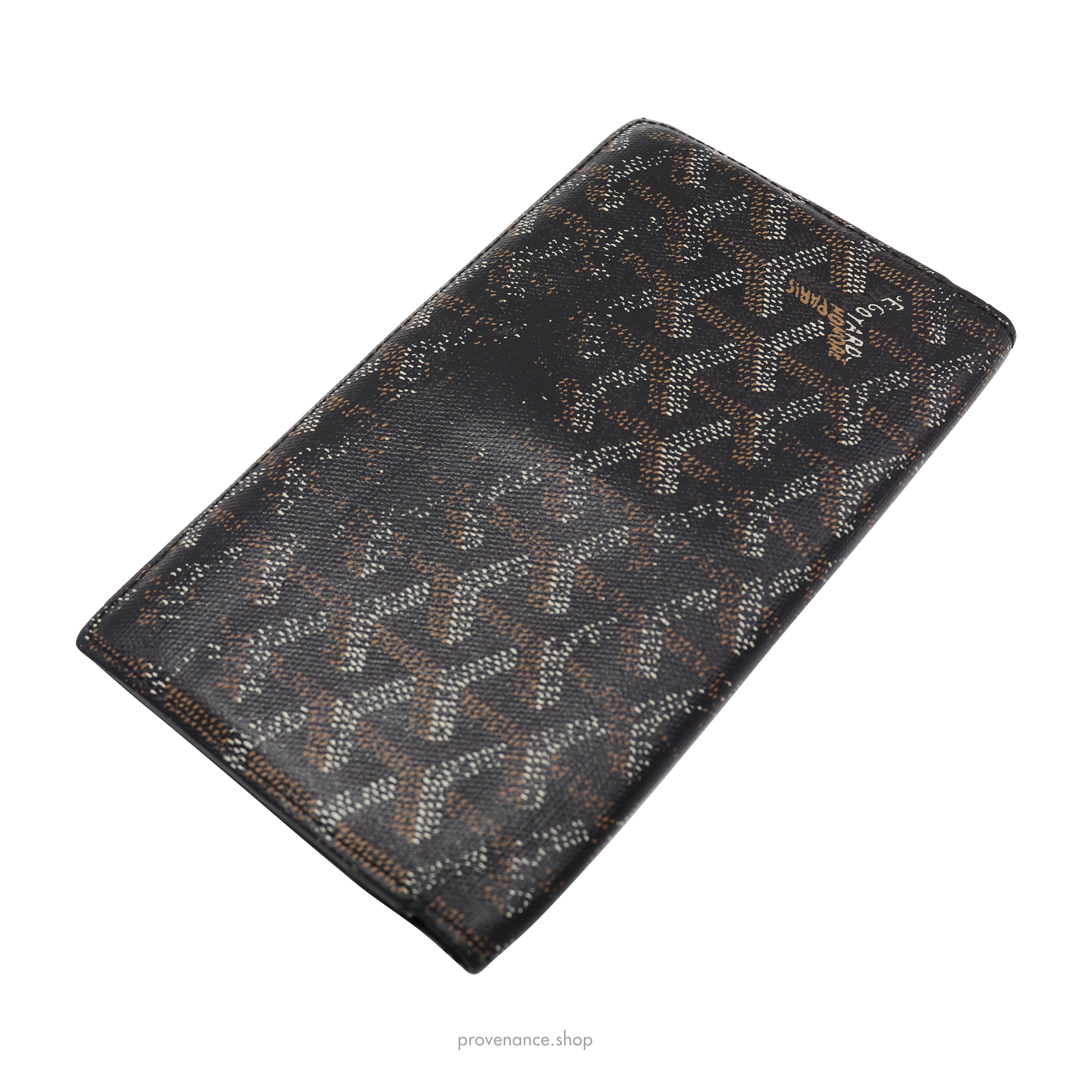 Goyard Richelieu Long Wallet - Black Goyardine - 4