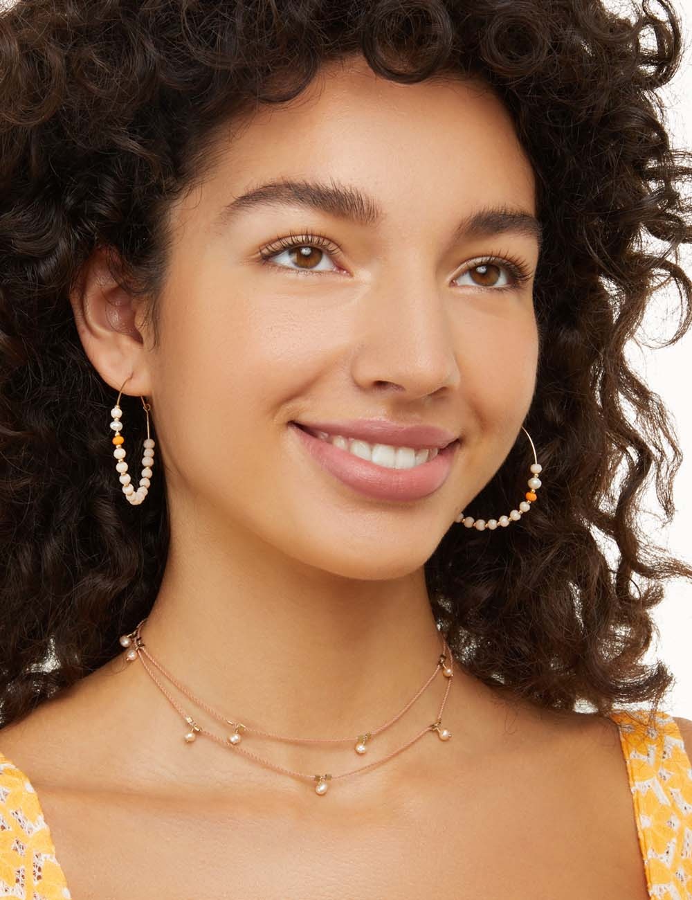 BEADED HOOPS - 2