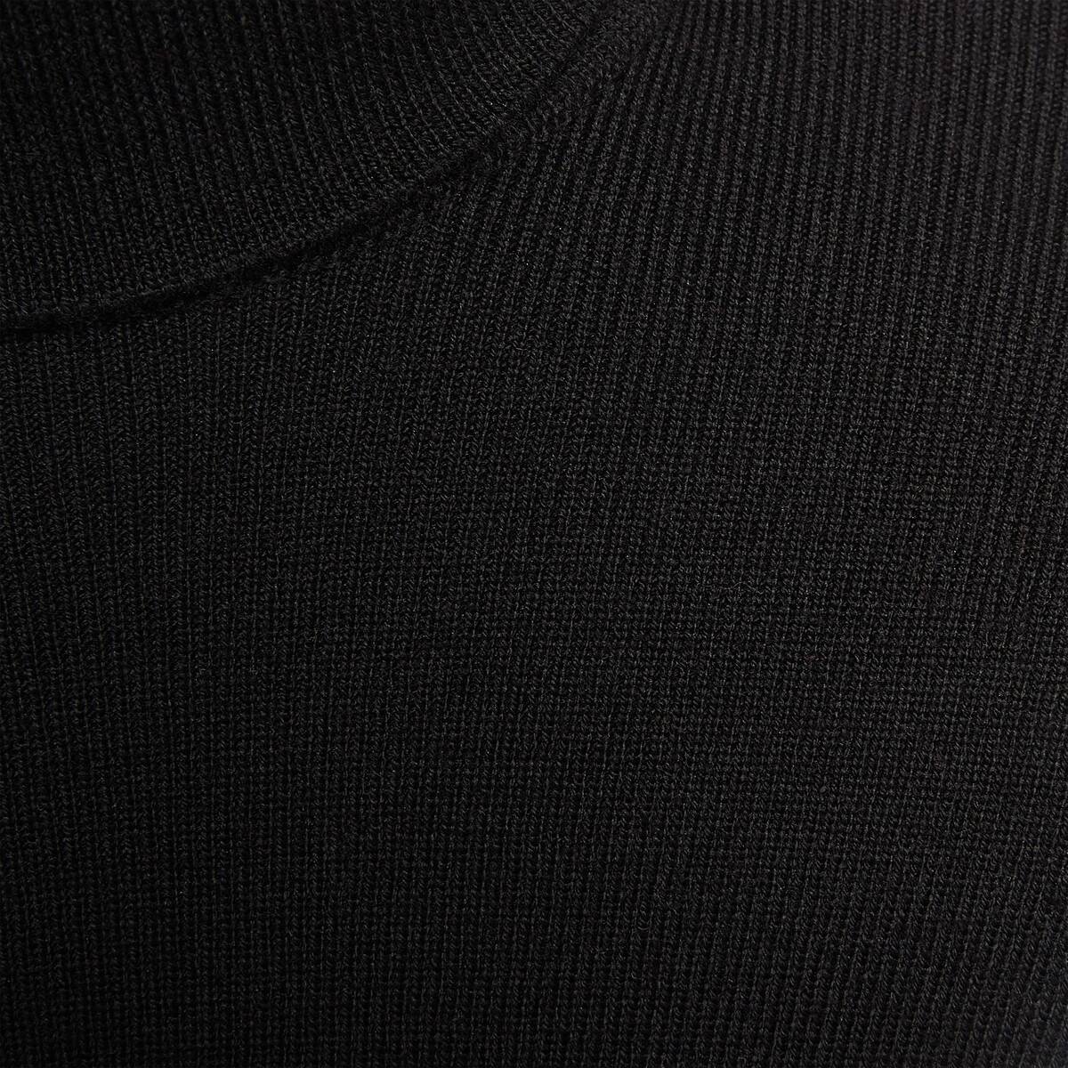 Fine rib knit wool turtleneck - 2