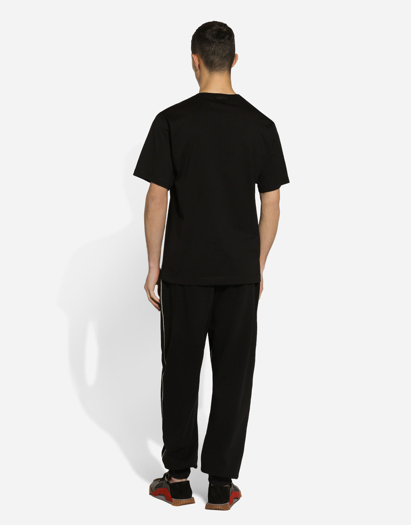 Cotton T-shirt with DG logo print 3
