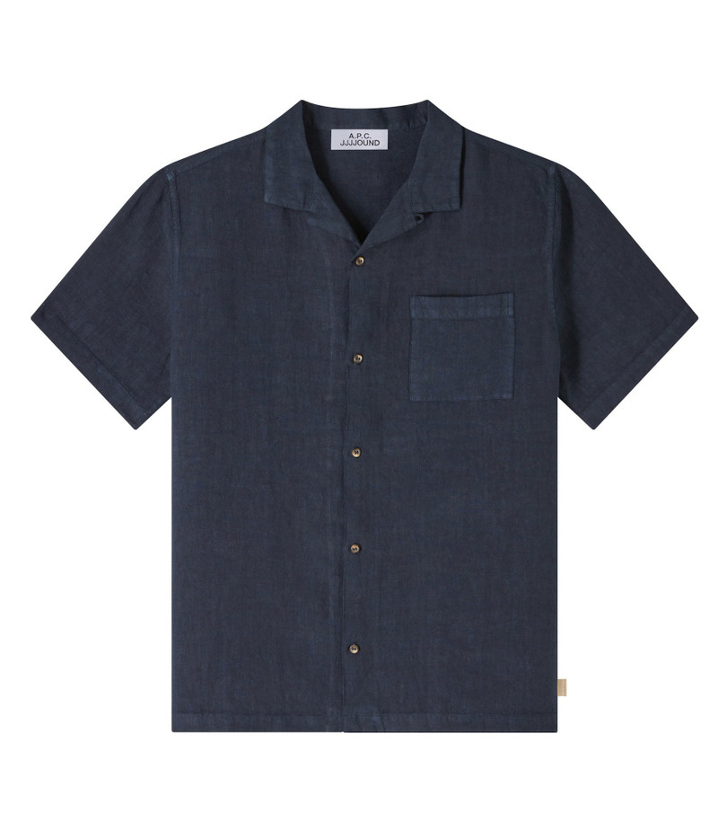 A.P.C.×JJJJound Weekend Shirt A.P.C. WEEKEND JJJJOUND SHORT-SLEEVE SHIRT - LIAEU-H12603 | REVERSIBLE