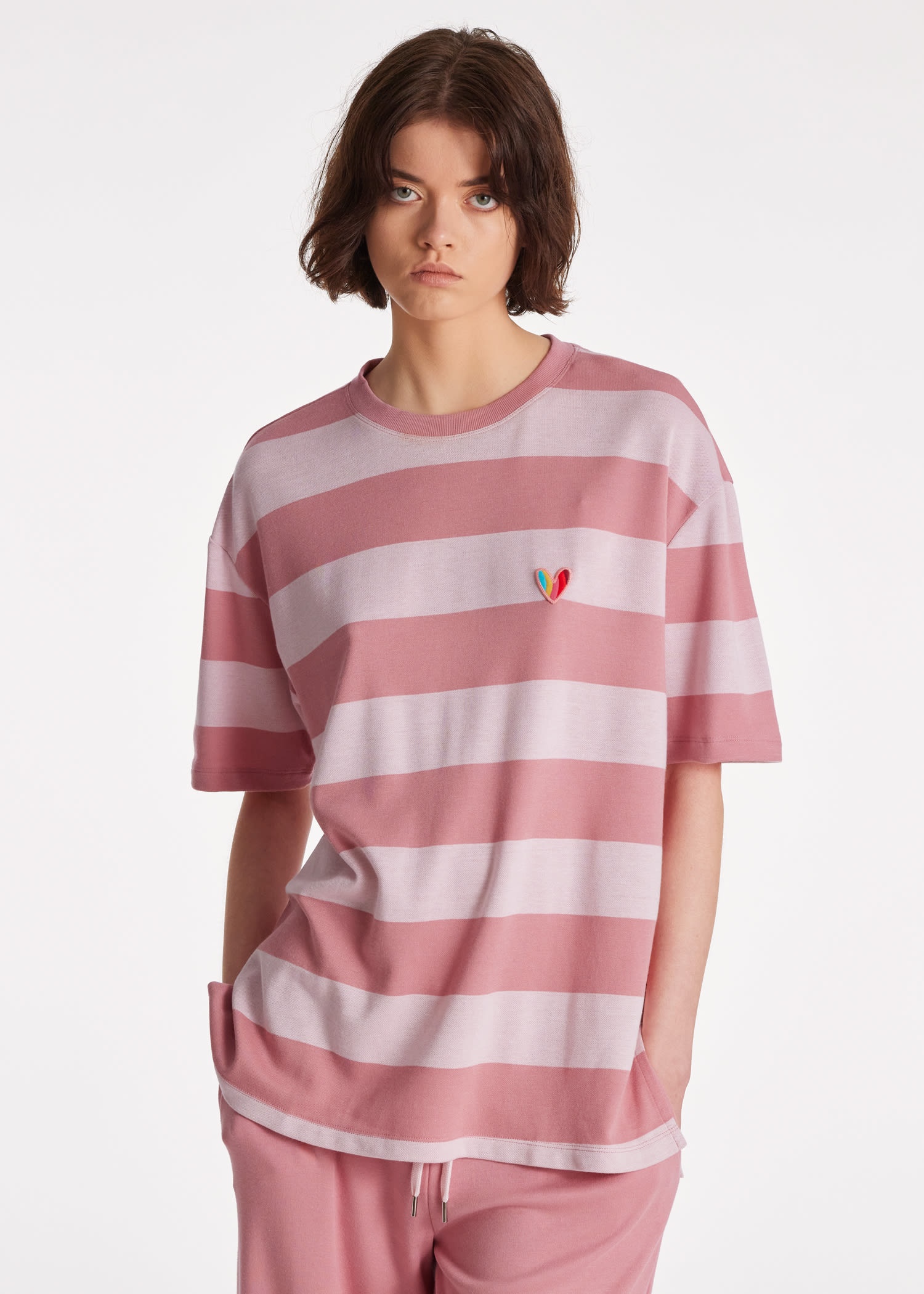 Stripe 'Swirl Heart' Lounge T-Shirt - 5