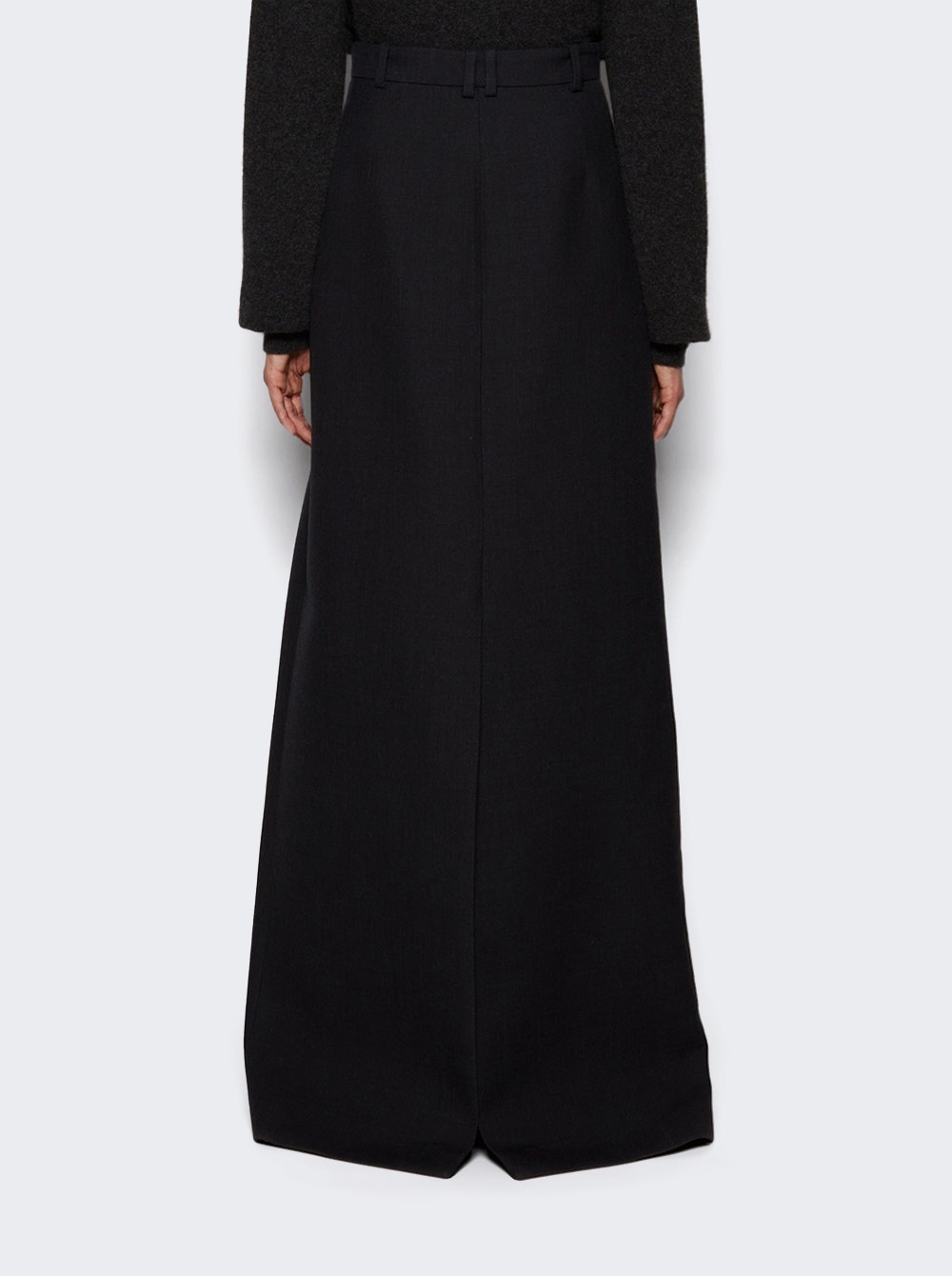 Roux Wool Skirt Dark Charcoal - 5