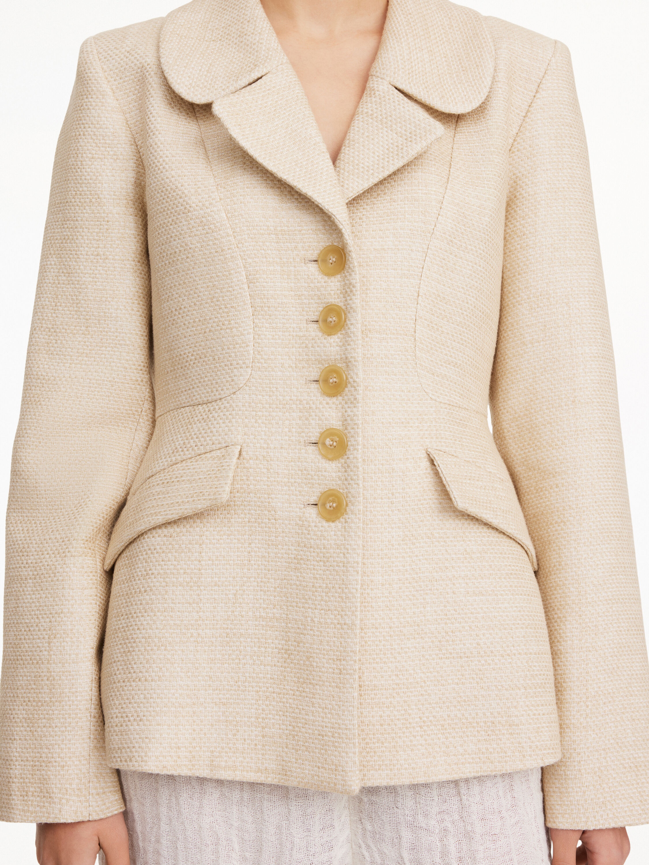 Adrienna single-breasted blazer - 4