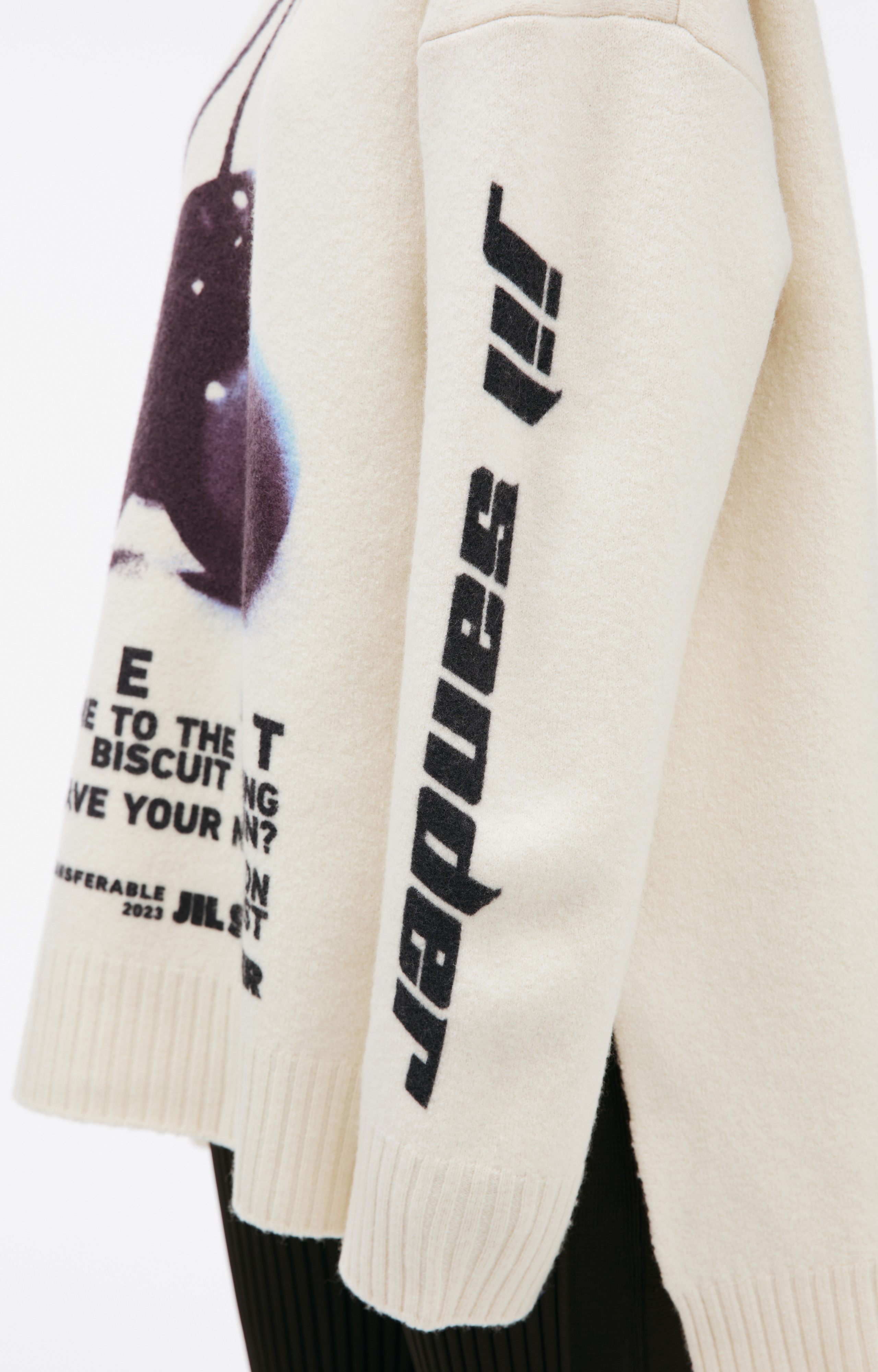PRINTED WOOL SWEATER - 5