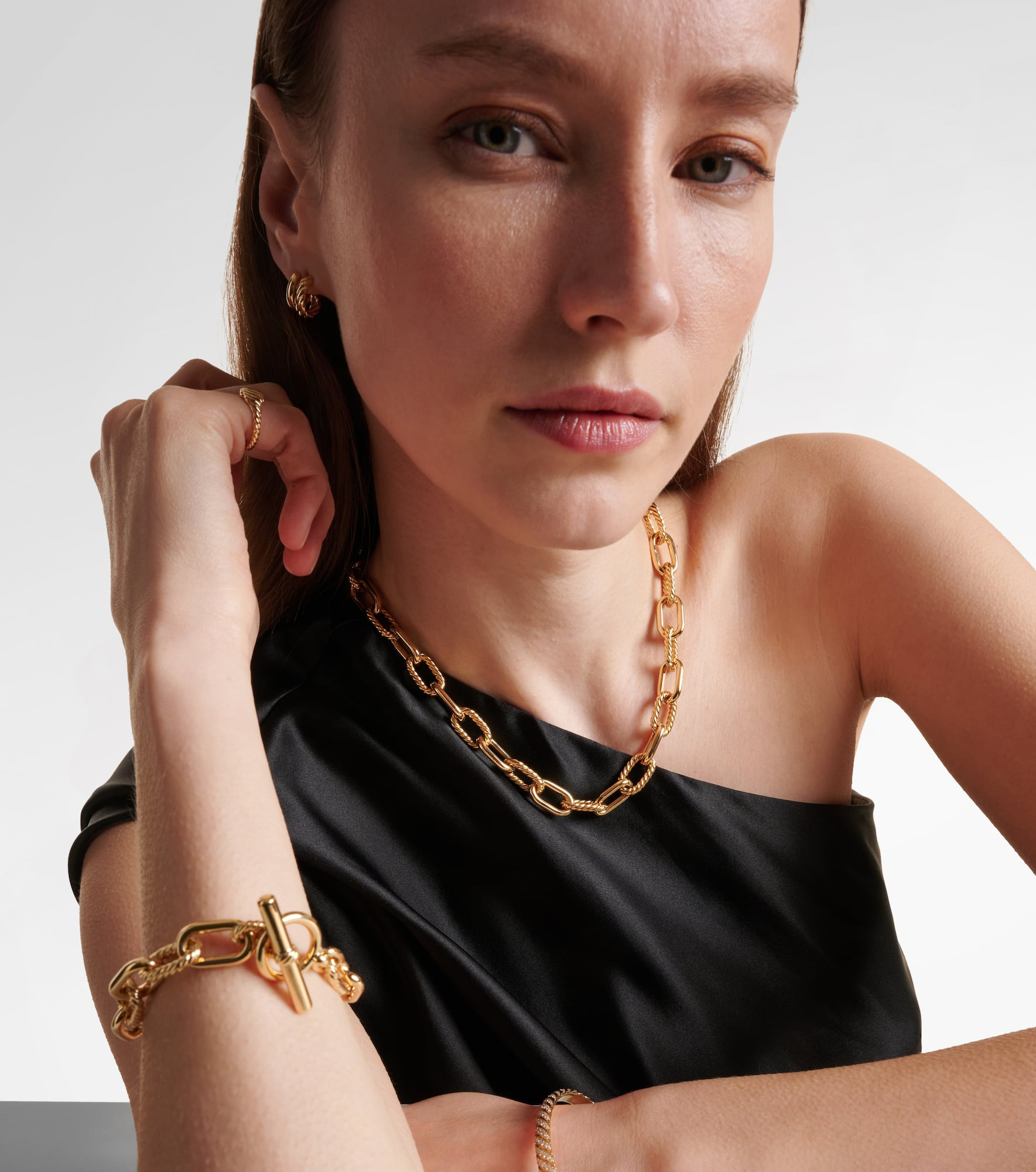 DY Madison® 18kt gold chain necklace - 3