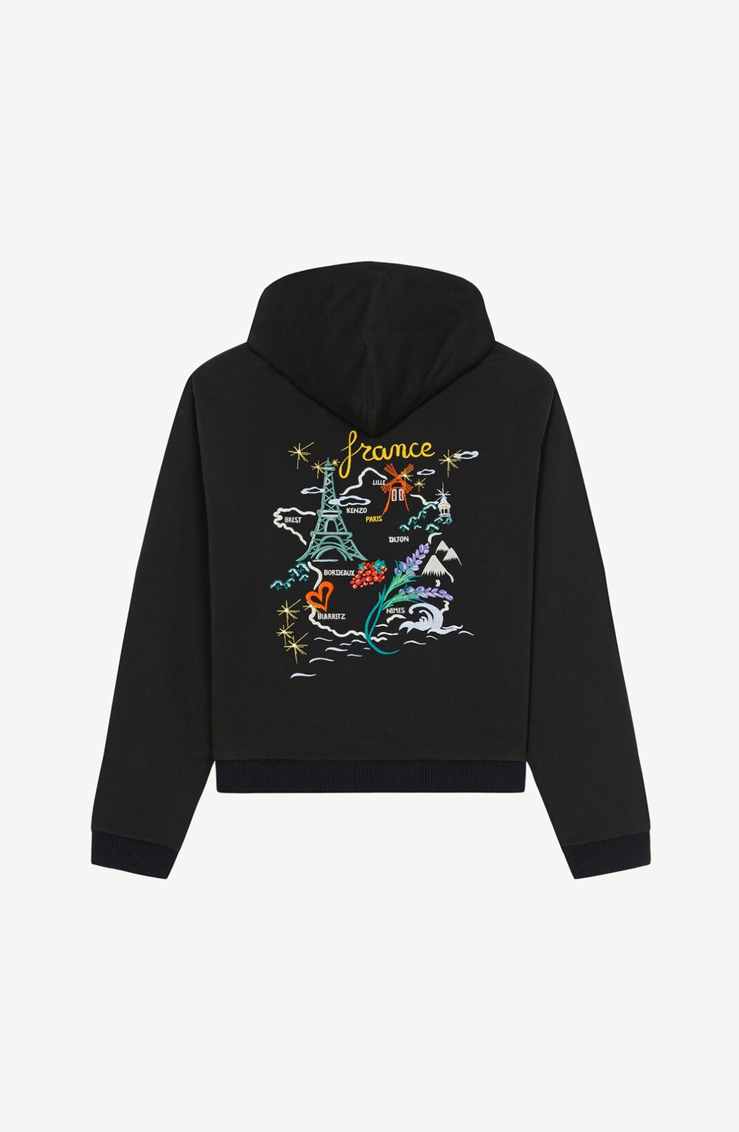 'France-Japan' reversible hooded sweatshirt - 2
