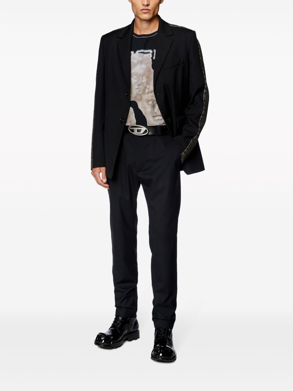 J-Wire notched-lapels blazer - 2