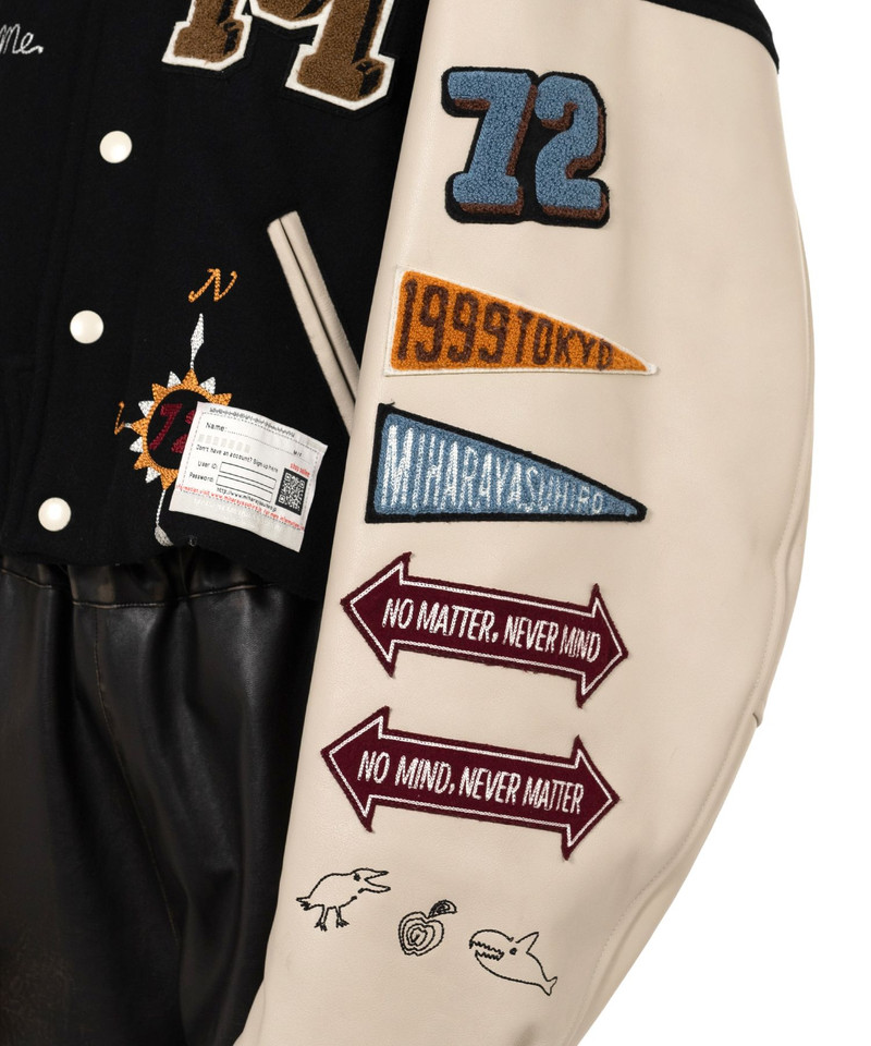Roll-up Hem Stadium Jacket 7