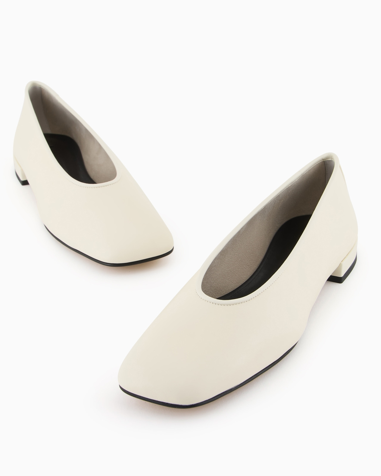 GIORGIO ARMANI X 10 CORSO COMO CALFSKIN BALLERINAS - 5