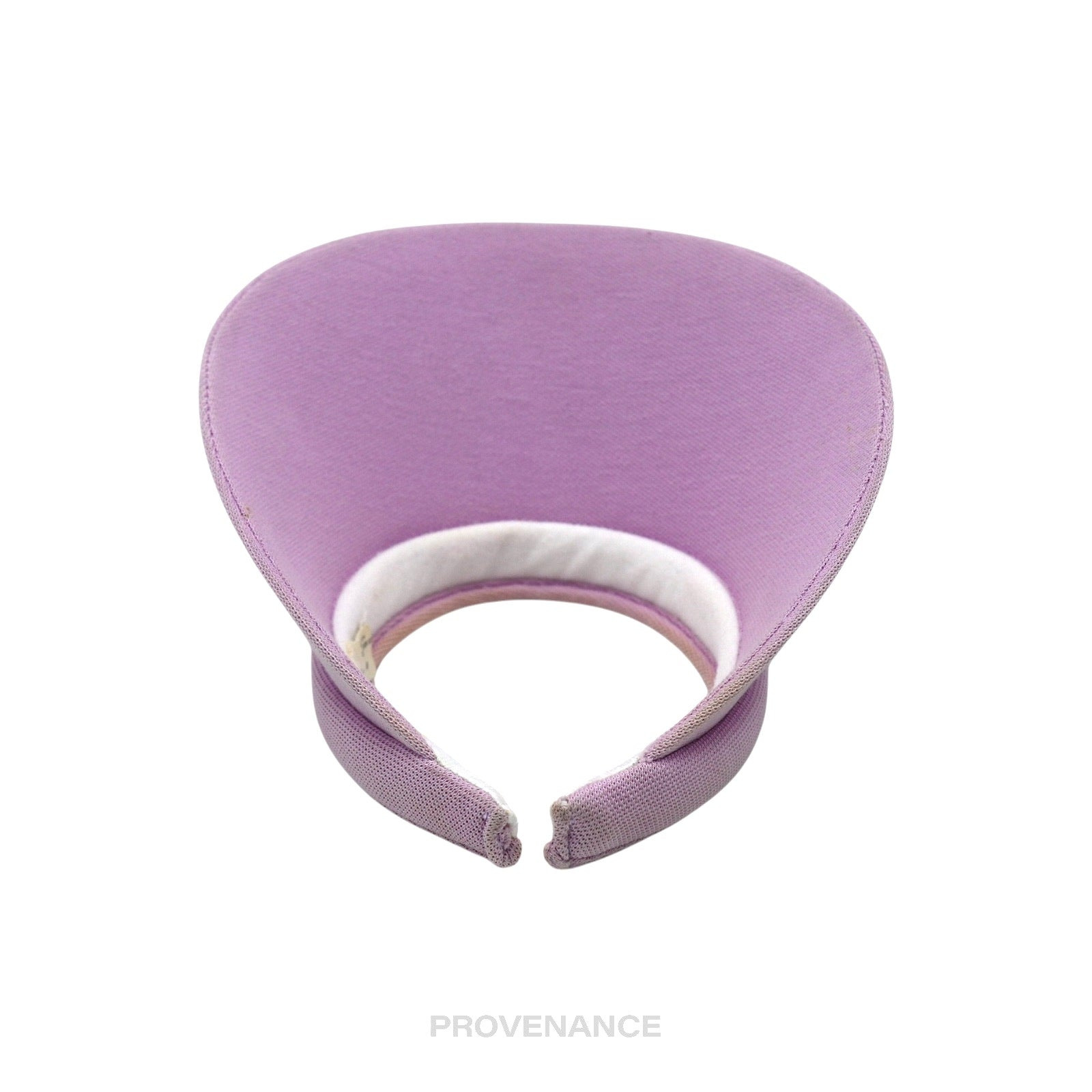 Balenciaga Logo Embroidered Visor - Lavender Geometric - 7