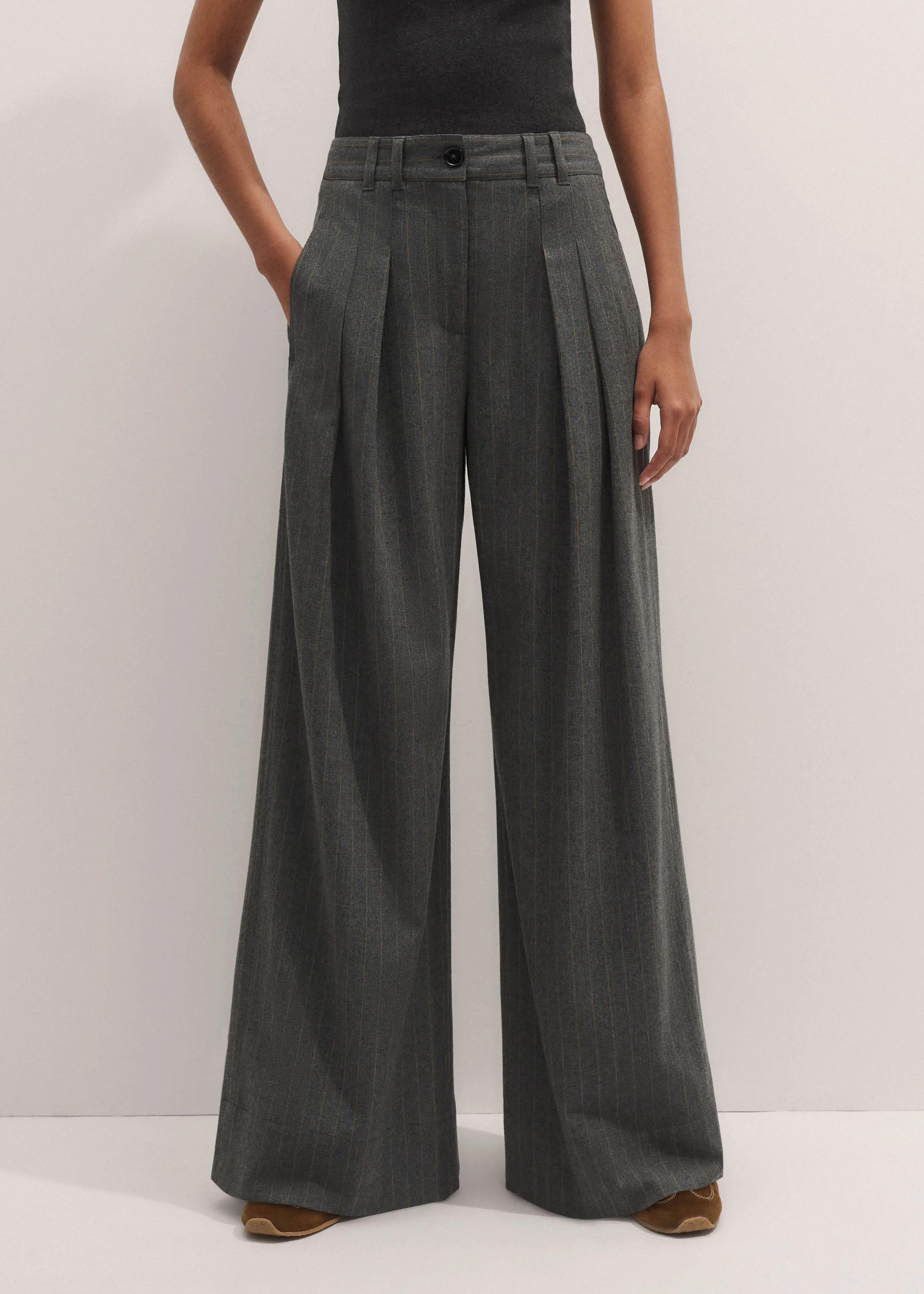 Double Pleat Pant - 1