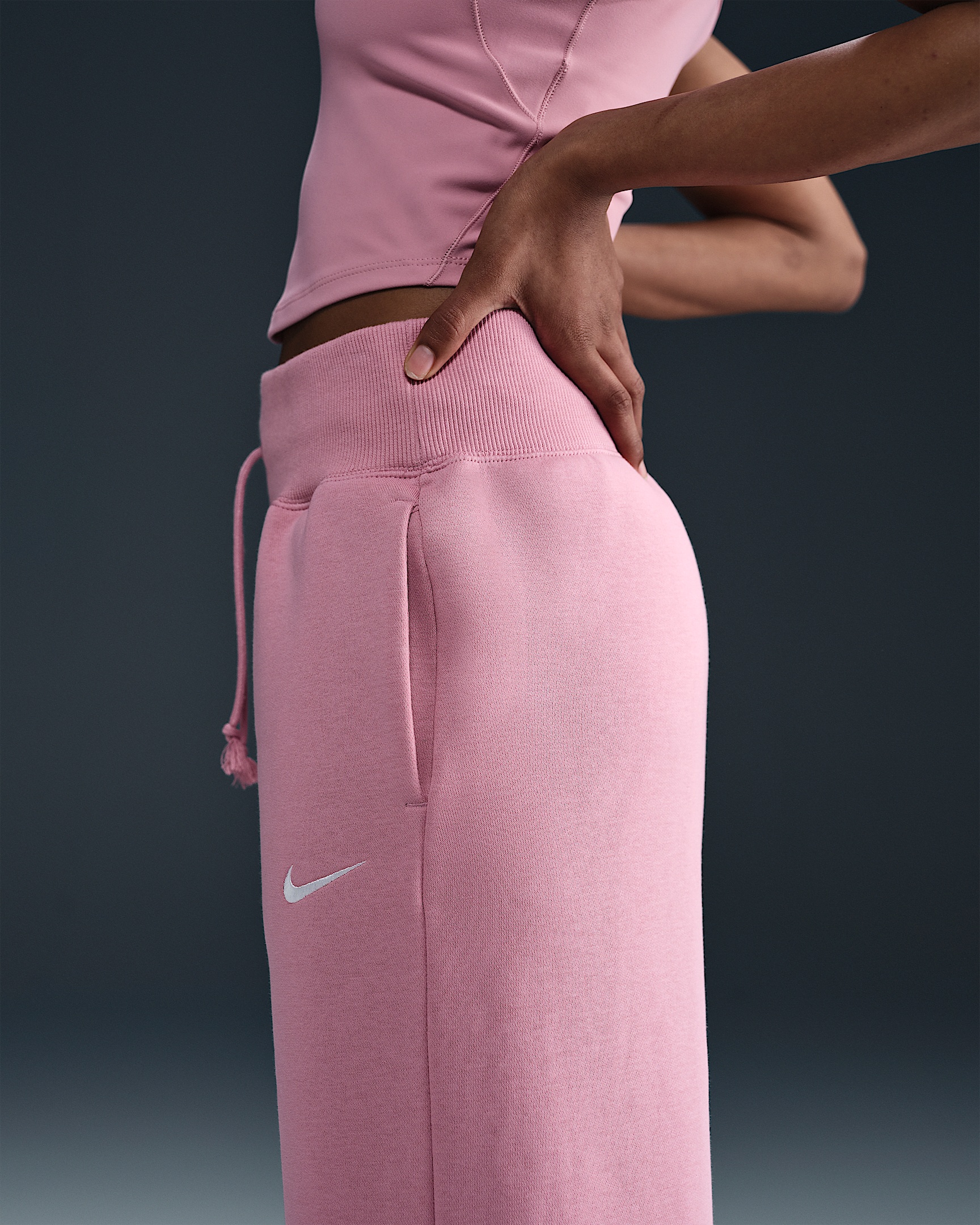 Nike Sportswear Phoenix Fleece Women's High-Waisted Wide-Leg Sweatpants - 5