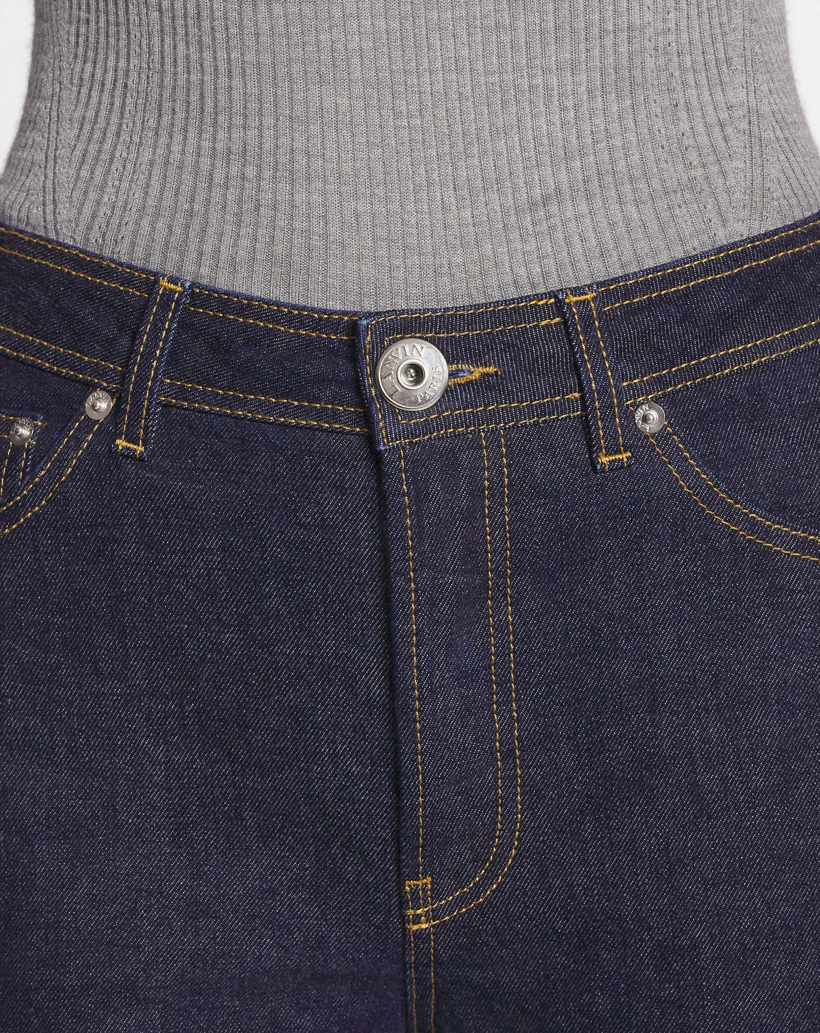 FLARED DENIM PANTS - 5