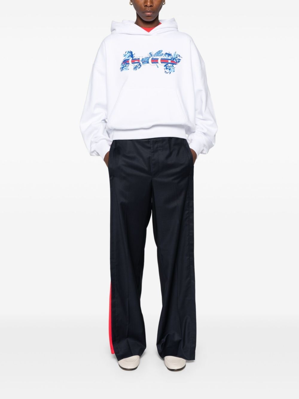 logo-print hoodie - 2