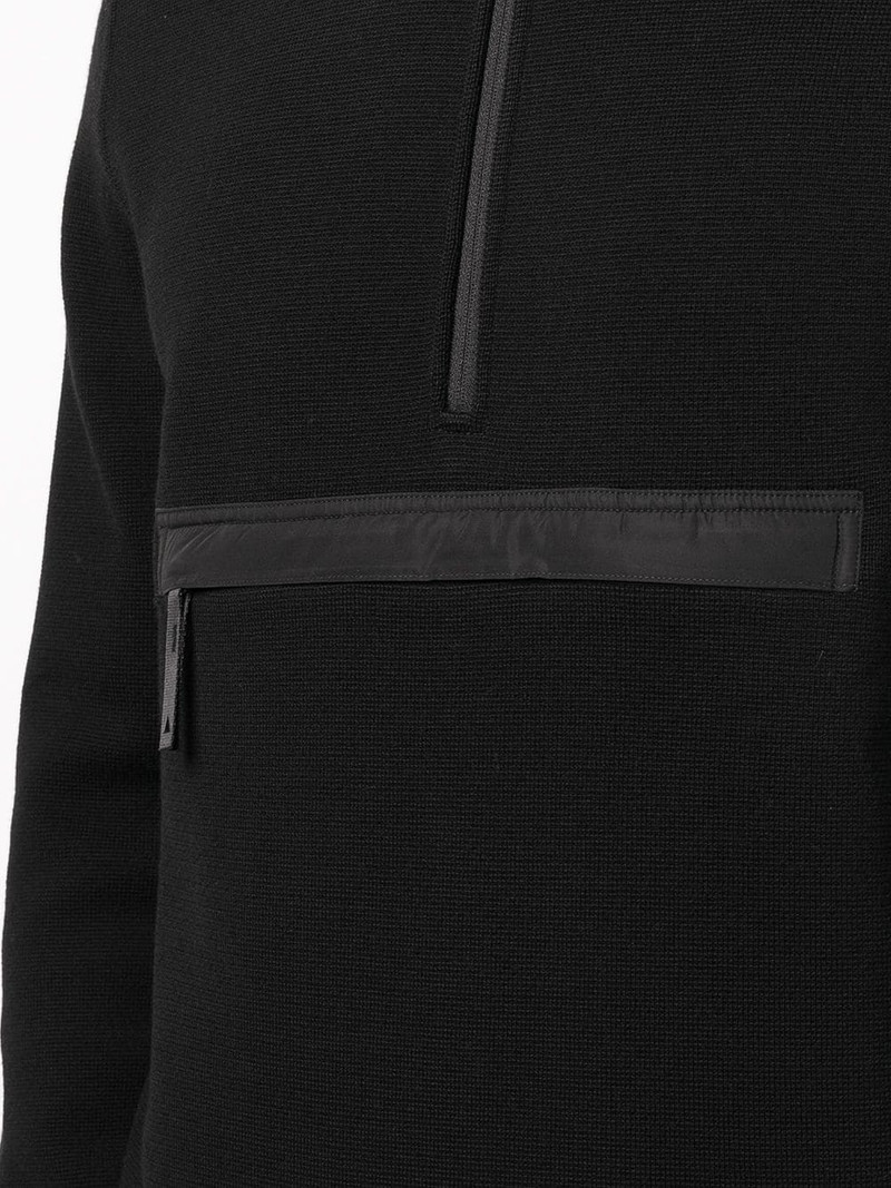 half-zip roll neck sweater 5