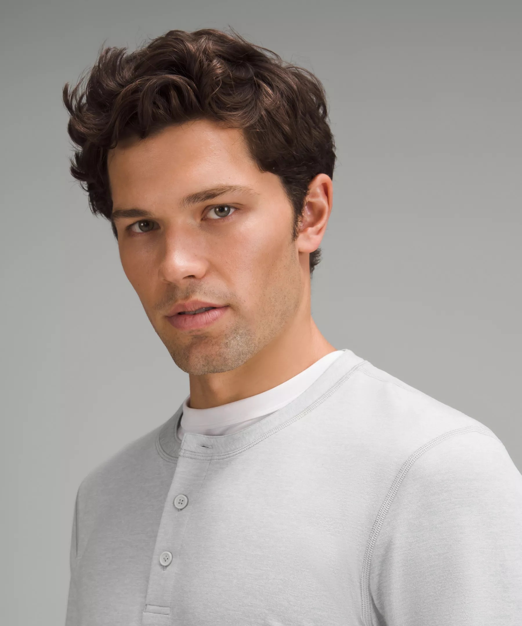 Soft Jersey Long-Sleeve Henley - 4