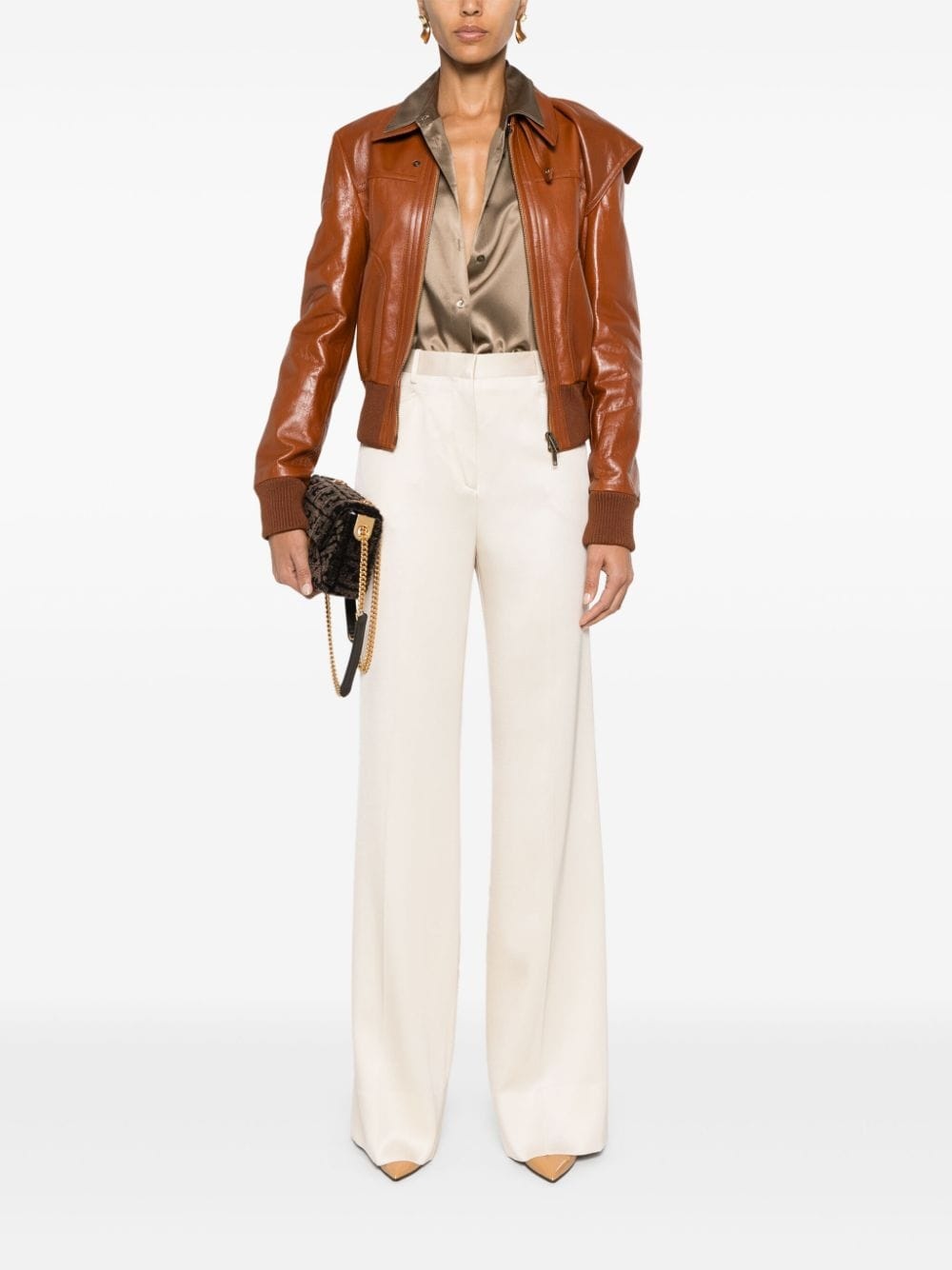twill tailored trousers - 2