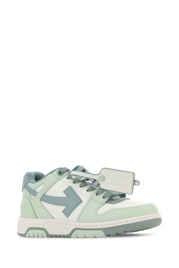 Off White Woman Multicolor Leather Out Of Office Sneakers - 2