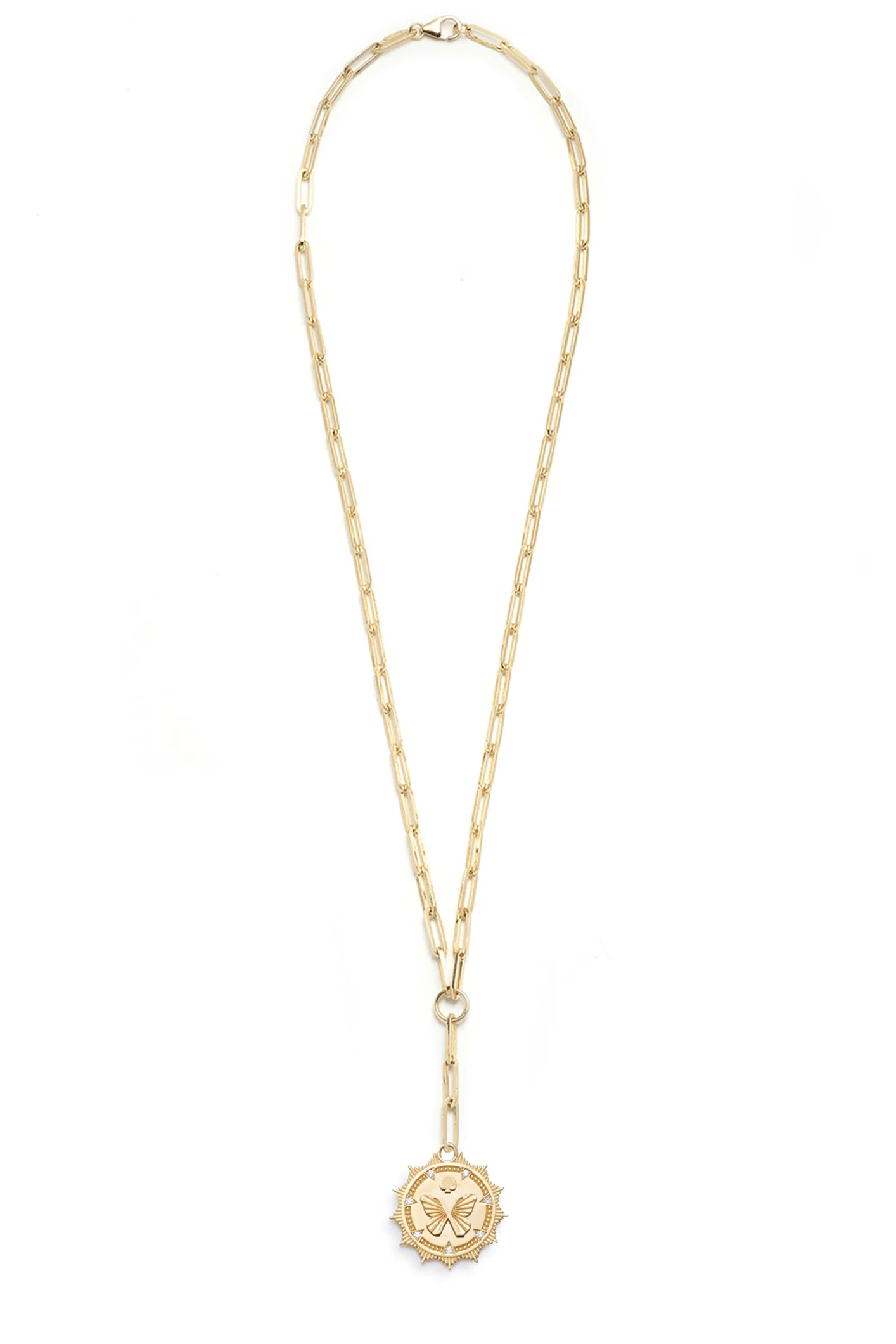 Reverie Classic Fob Clip Extension Chain Necklace - 1