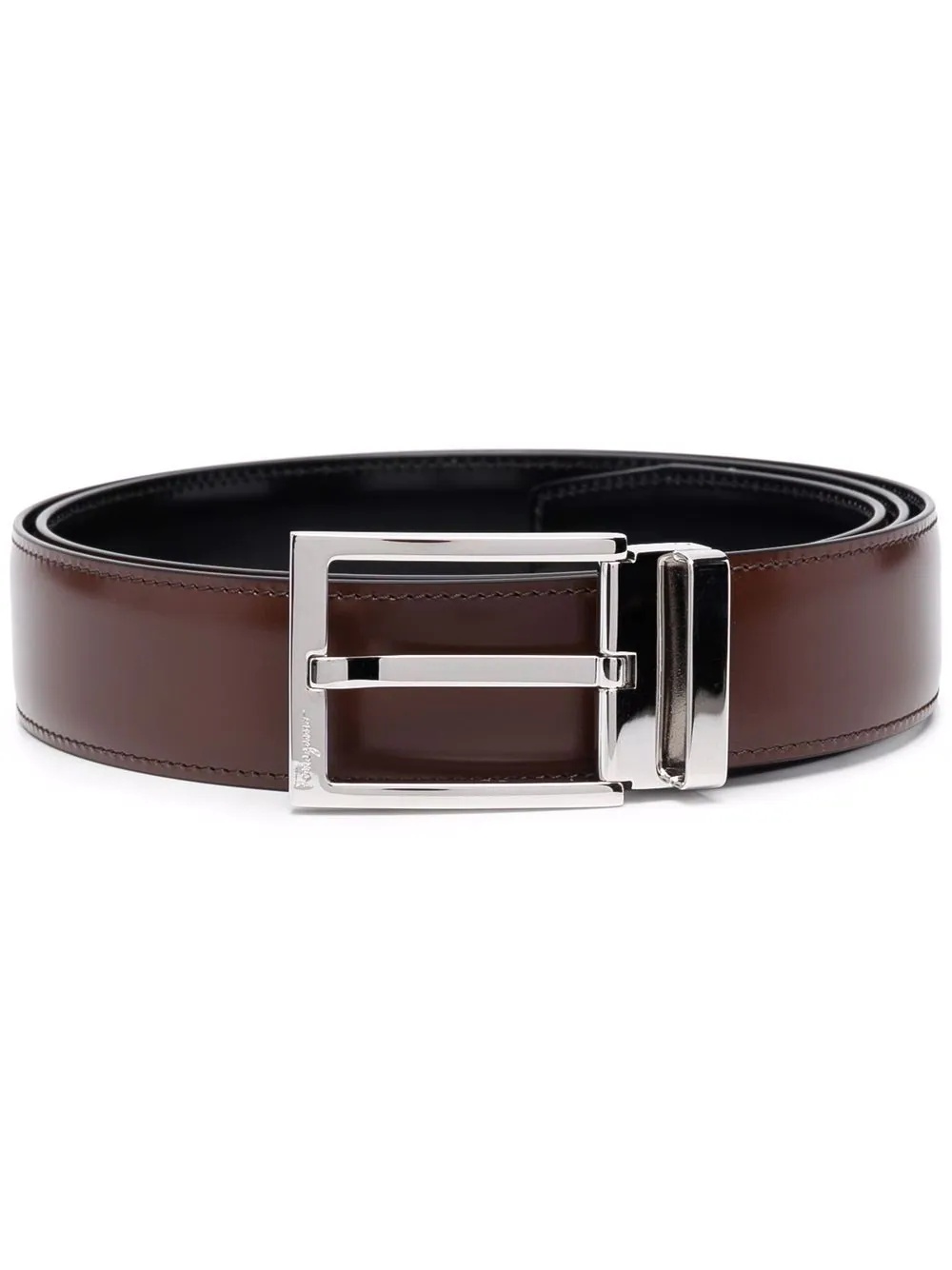 square buckle belt - 1