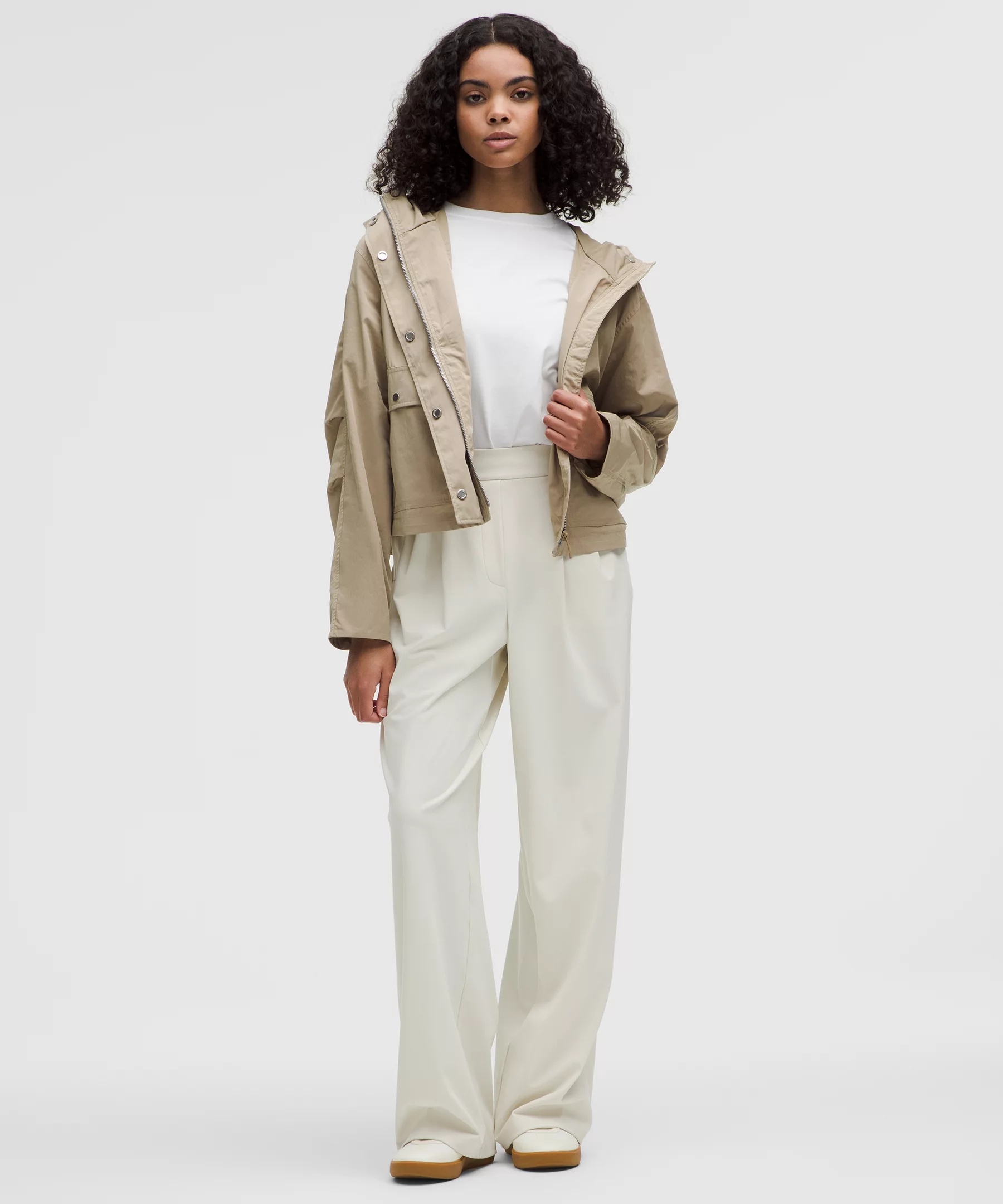 Cropped Utility Windbreaker - 2