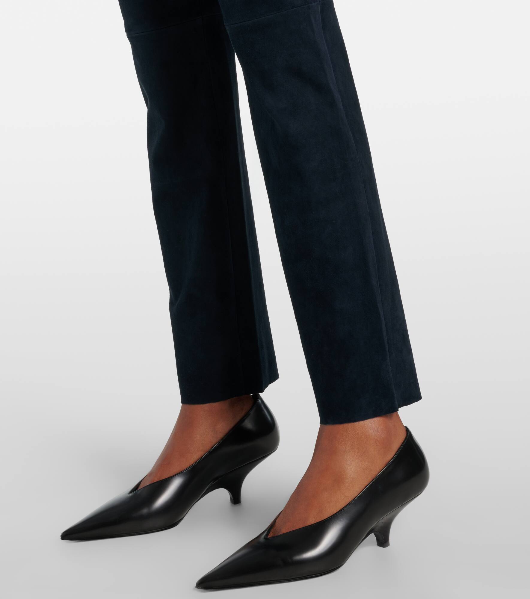 Jacky suede slim pants - 5