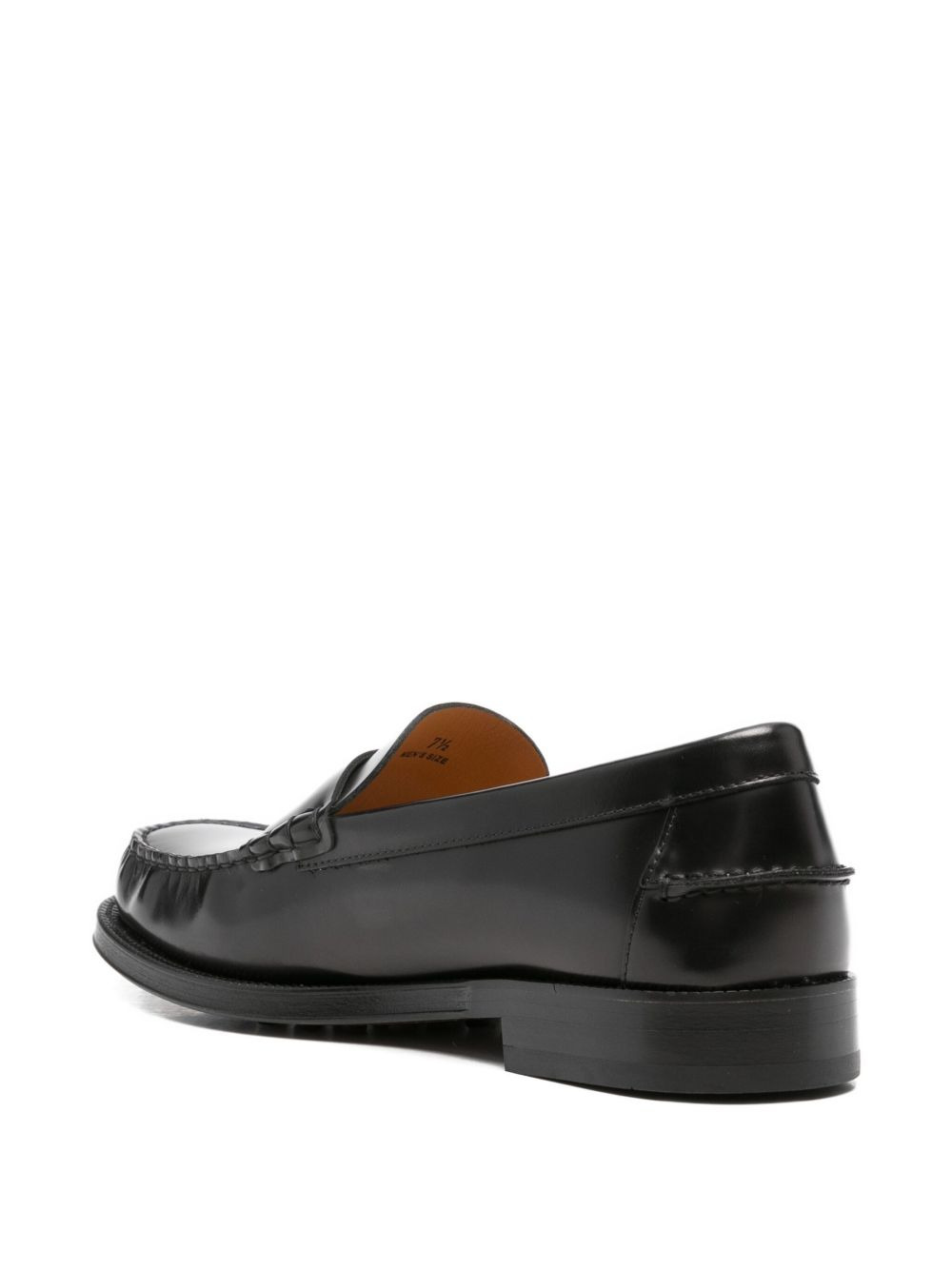 leather penny loafers - 3