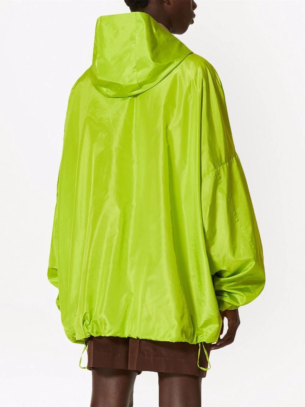 long-sleeve hooded coat - 4
