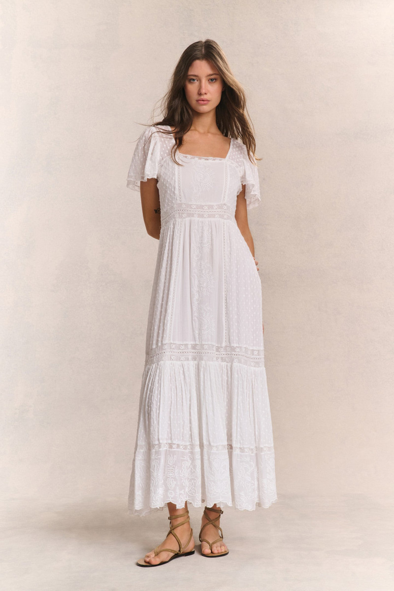 LoveShackFancy Norma Maxi Dress outlook