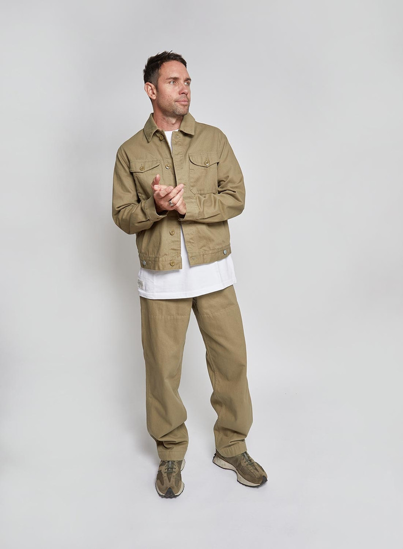 Nigel Cabourn 6 Pocket Pant Heavy Cotton in Army outlook