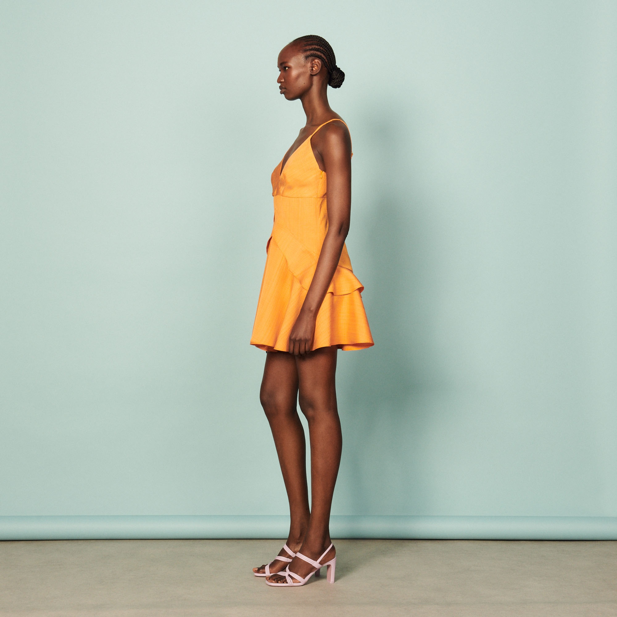 Dress with thin straps - 4