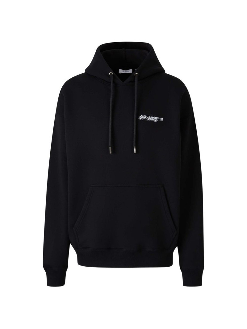 logo-print hoodie 1