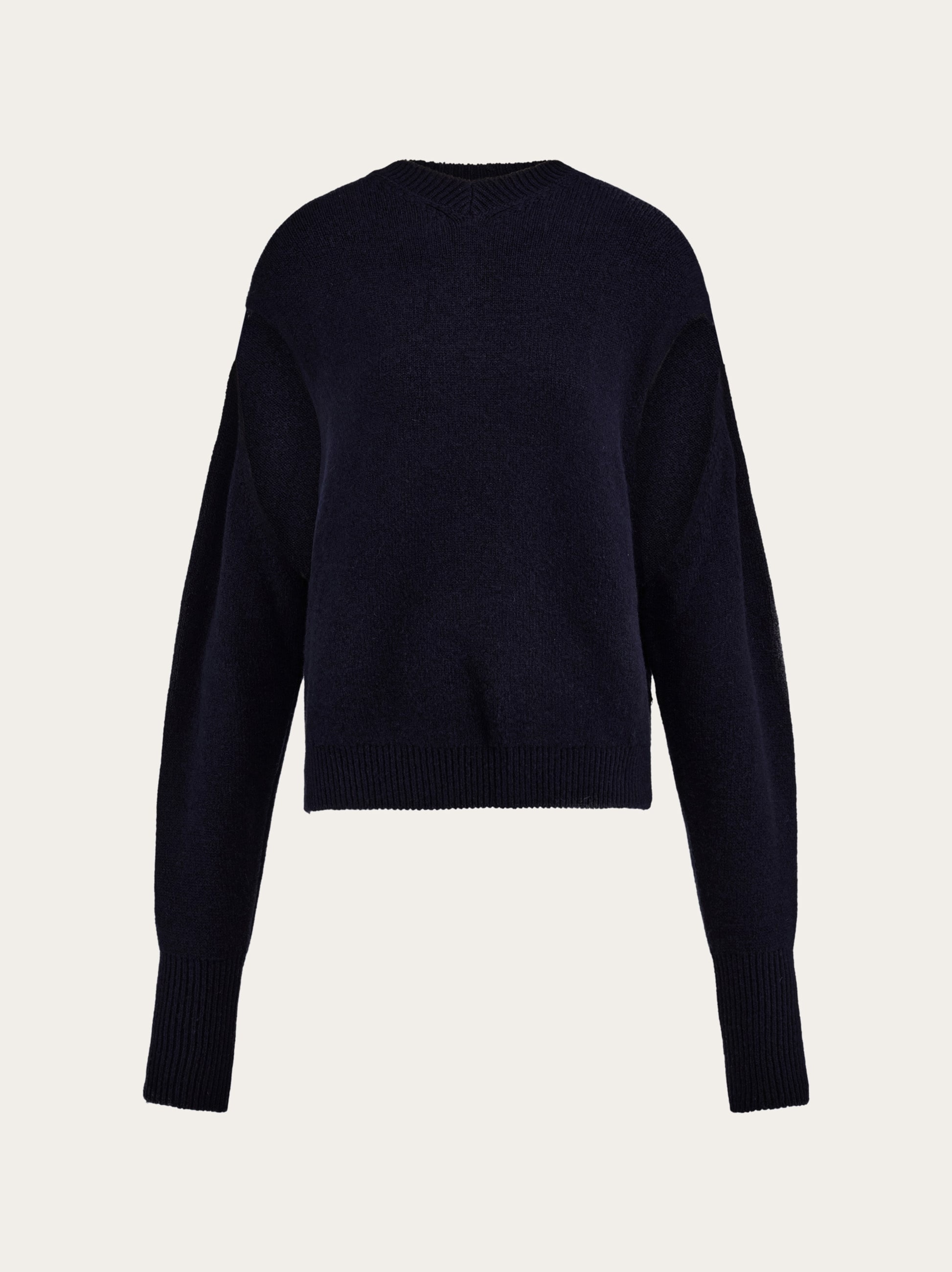 Layered cashmere sweater - 1