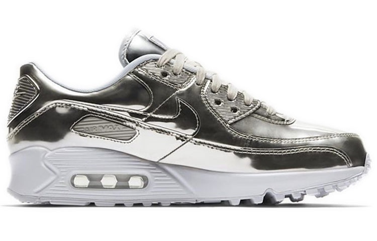 (WMNS) Nike Air Max 90 'Metallic Pack - Chrome' CQ6639-001 - 2