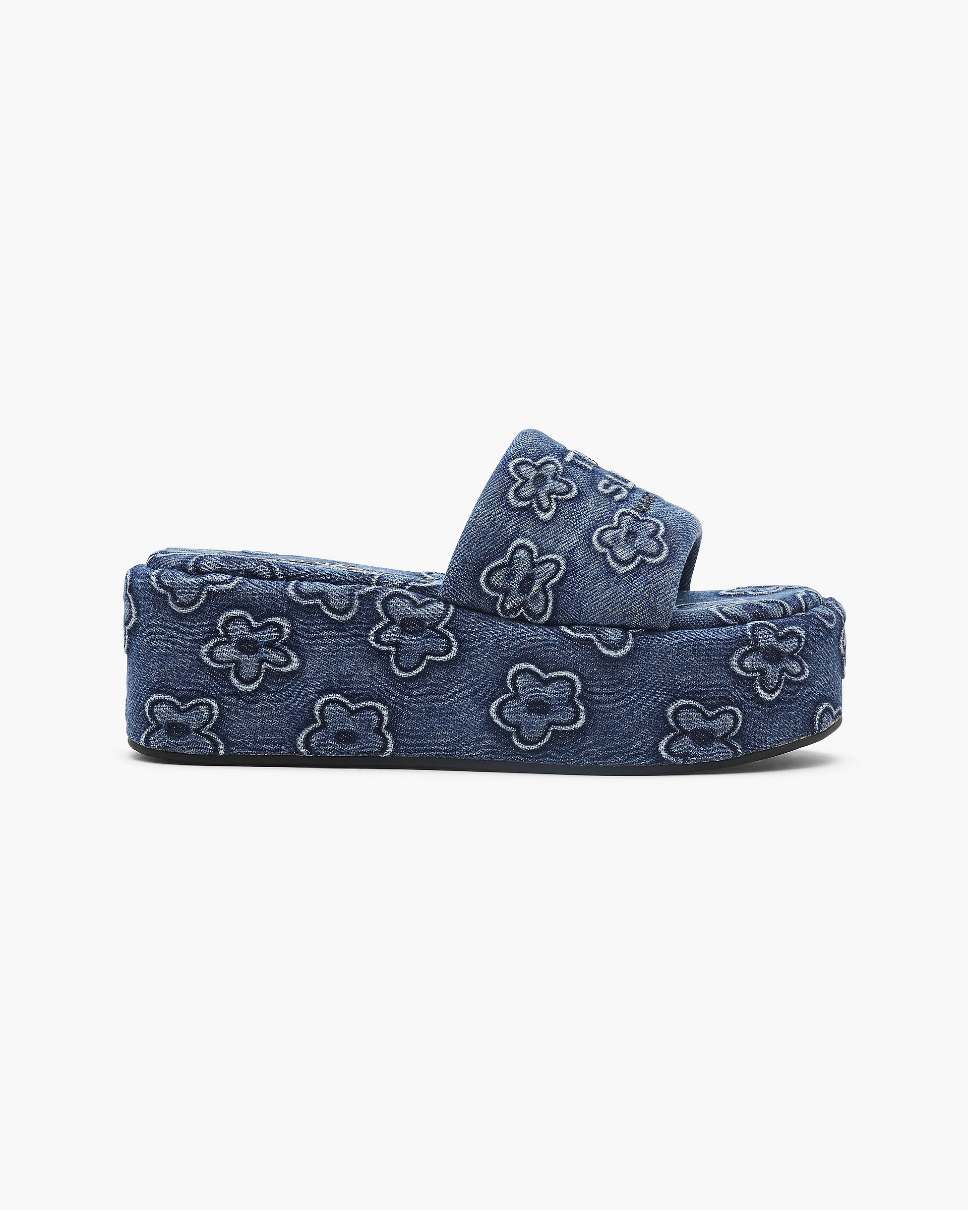 THE PUFFY DAISY DENIM PLATFORM SANDAL - 3