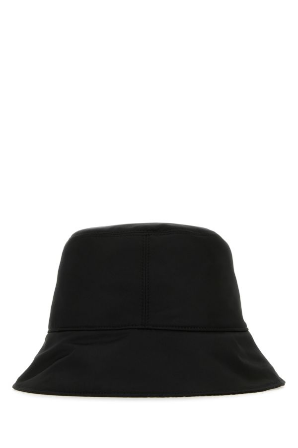 Black polyester bucket hat - 3