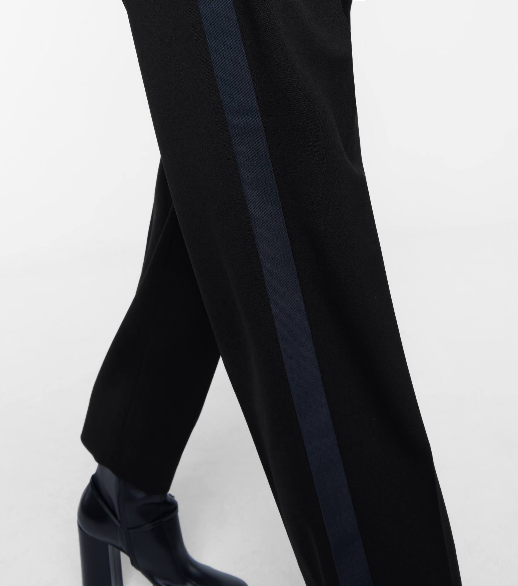 High-rise straight stretch-wool pants - 5