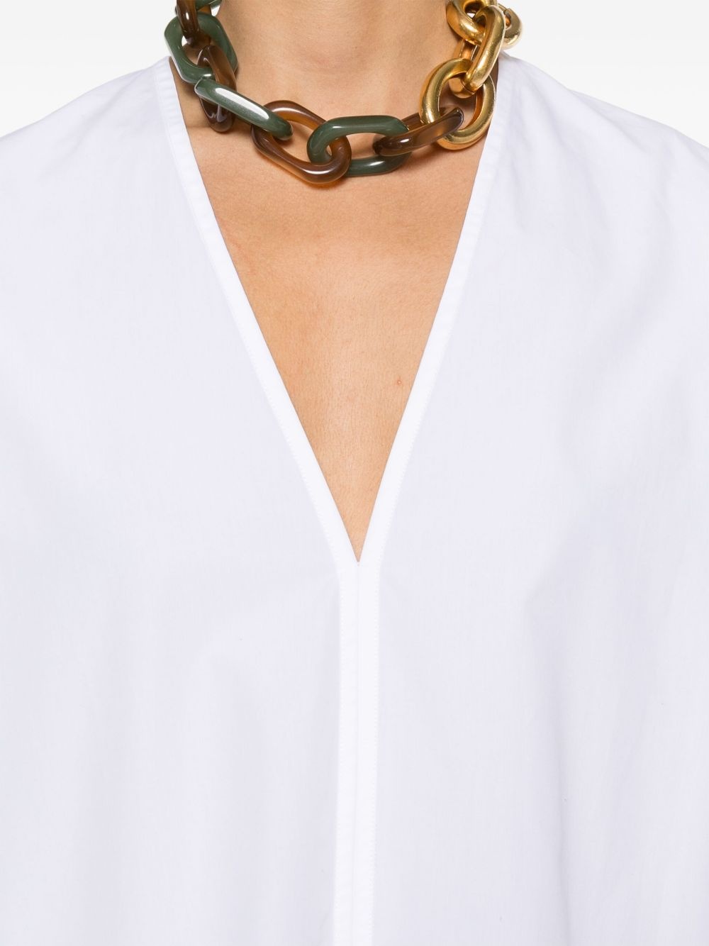 V-neck blouse - 5