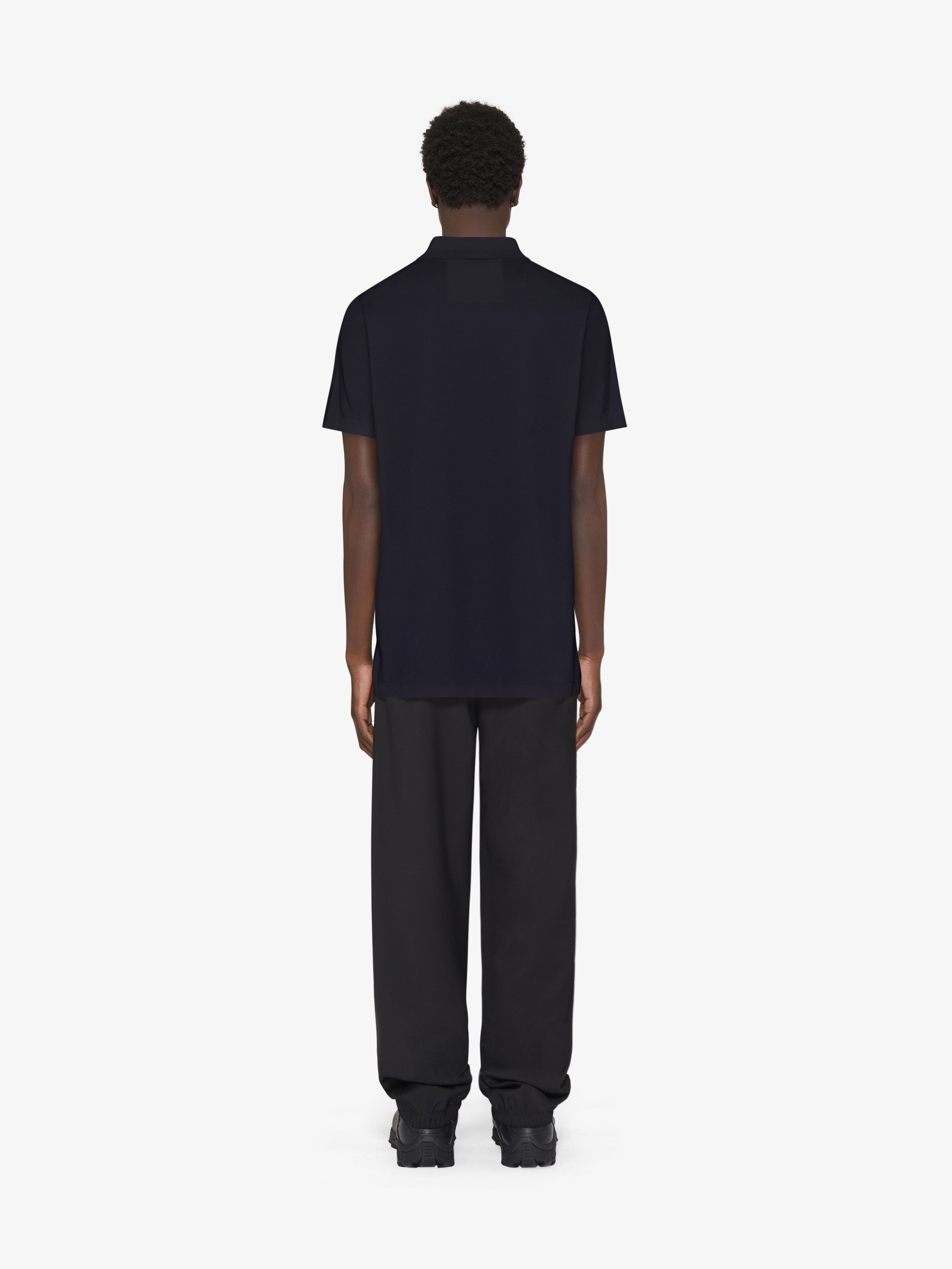 POLO IN COTTON AND SILK - 4