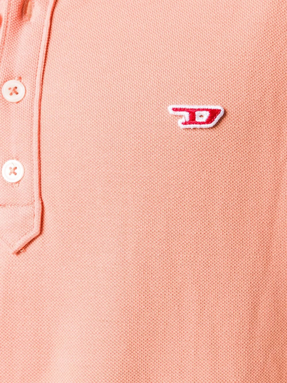 logo patch polo shirt - 5