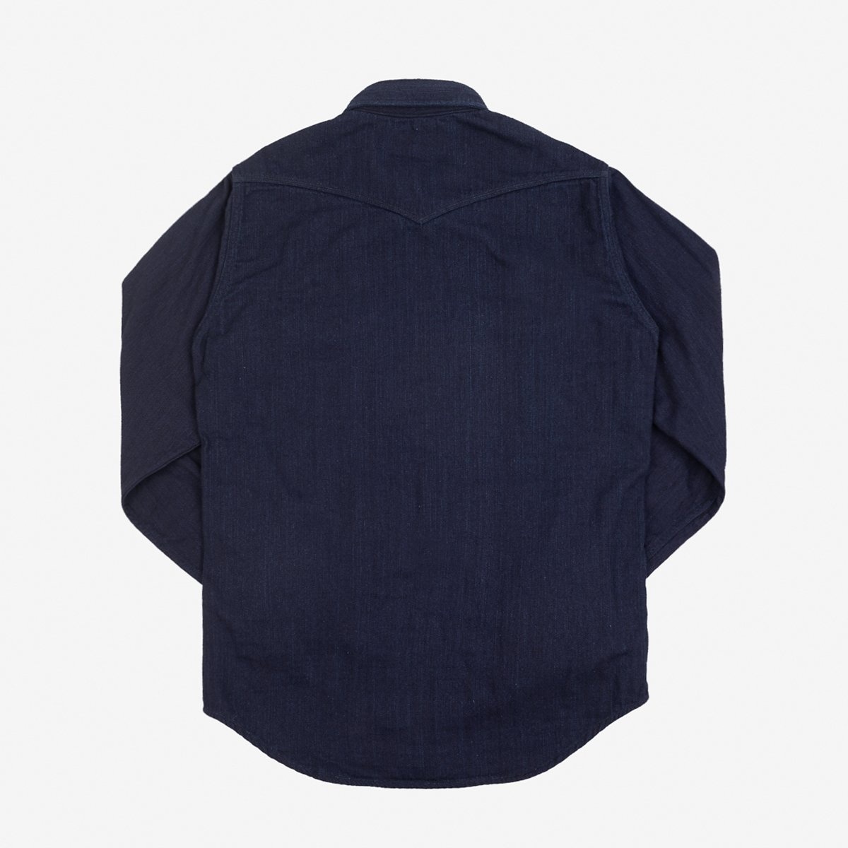IHSH-347-IND 10oz Double Cloth Denim CPO Shirt - Indigo - 5