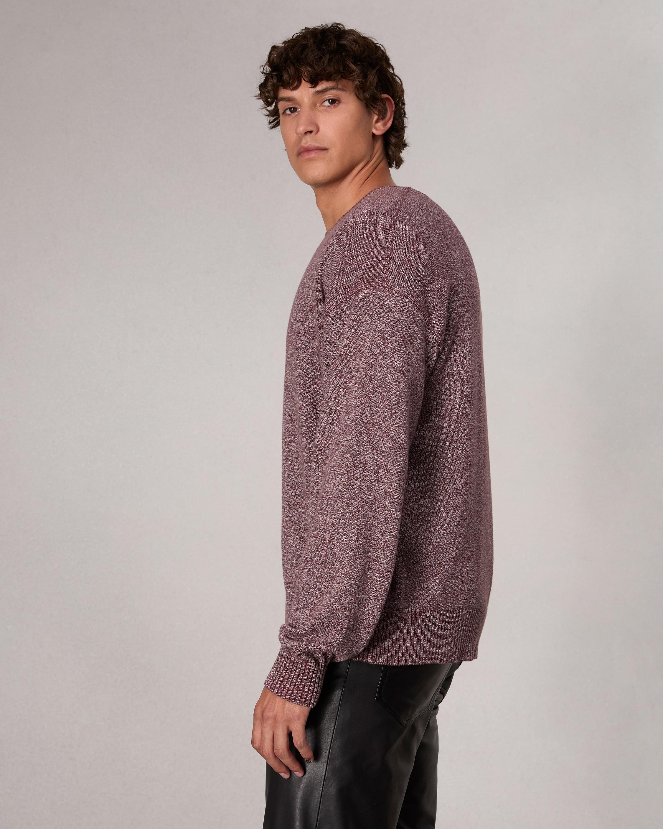 Marled Cotton Sweater - 4