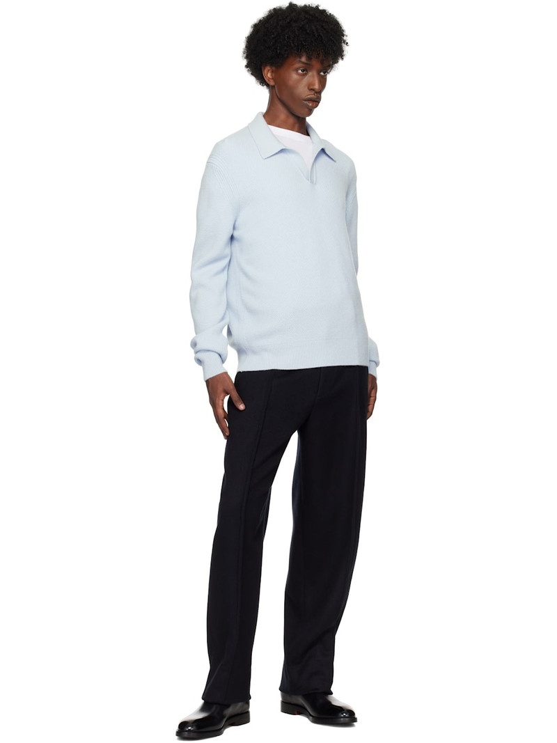 ZEGNA Blue Oasi Cashmere Polo outlook