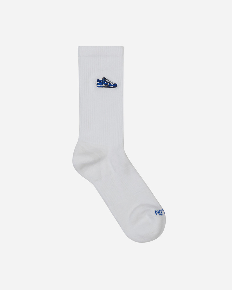 Everyday Plus Cushioned Crew Socks White / Varsity Royal - 1