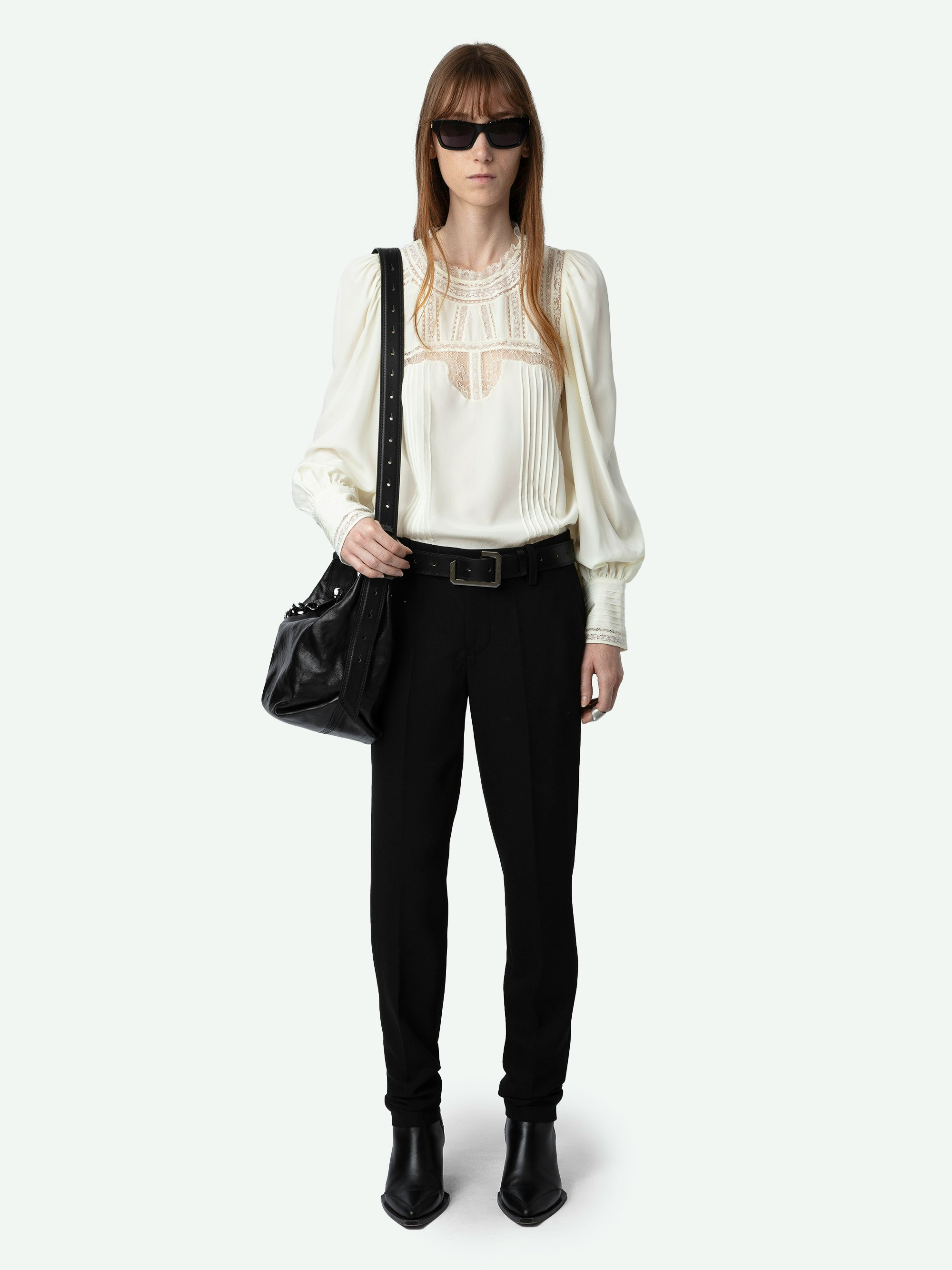 Thena Silk Blouse - 2