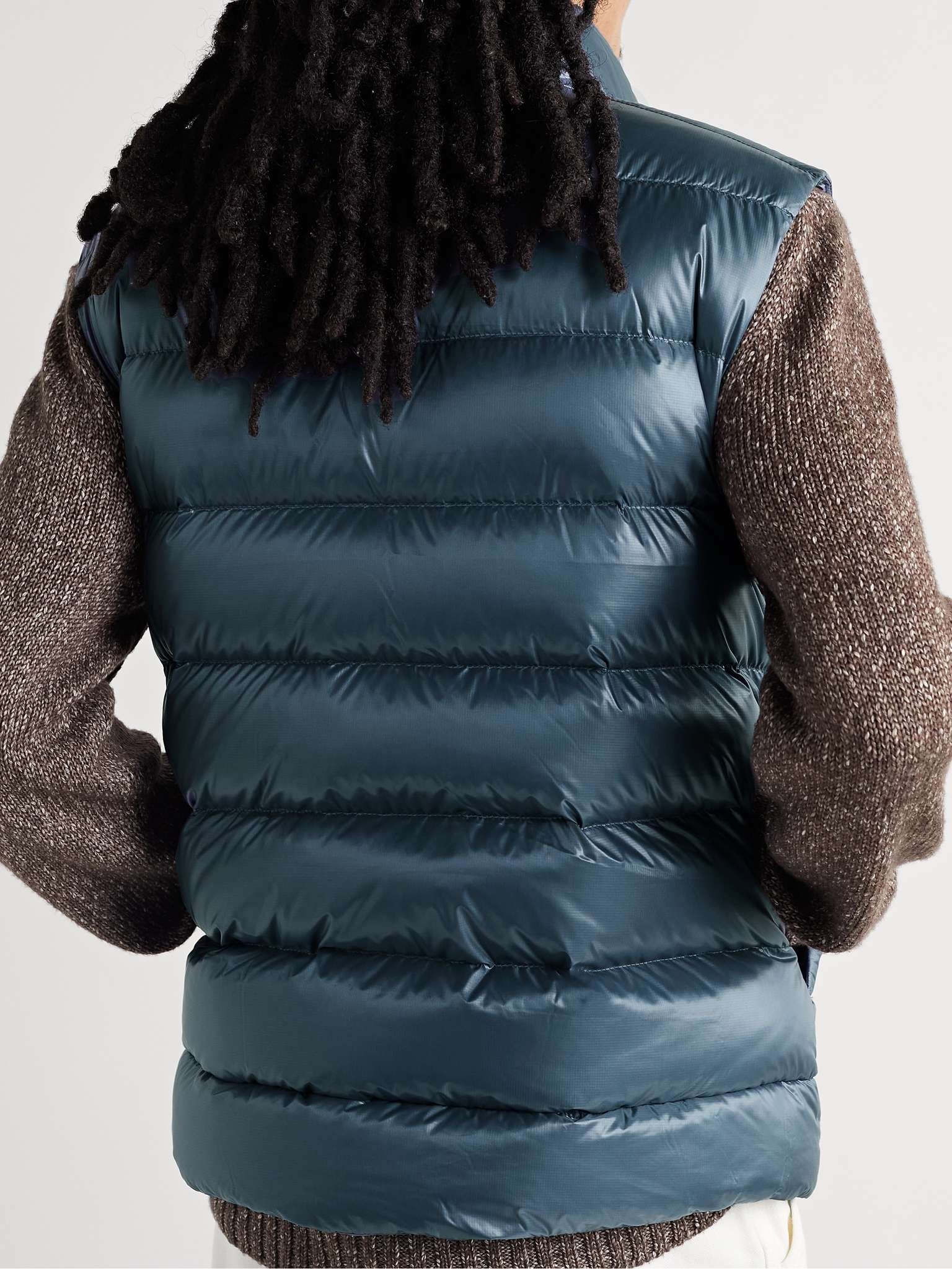 Crofton Slim-Fit Quilted Recycled Nylon-Ripstop Down Gilet - 4