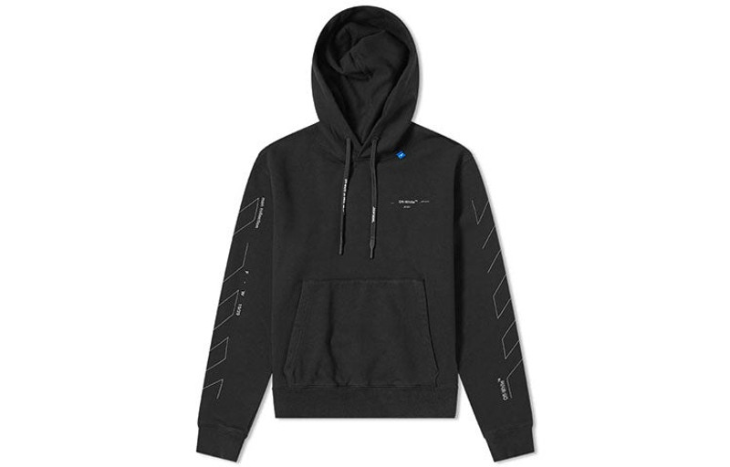 Off-White Back Logo Printing Ordinary Version Black OMBB034E19E300031091 - 1