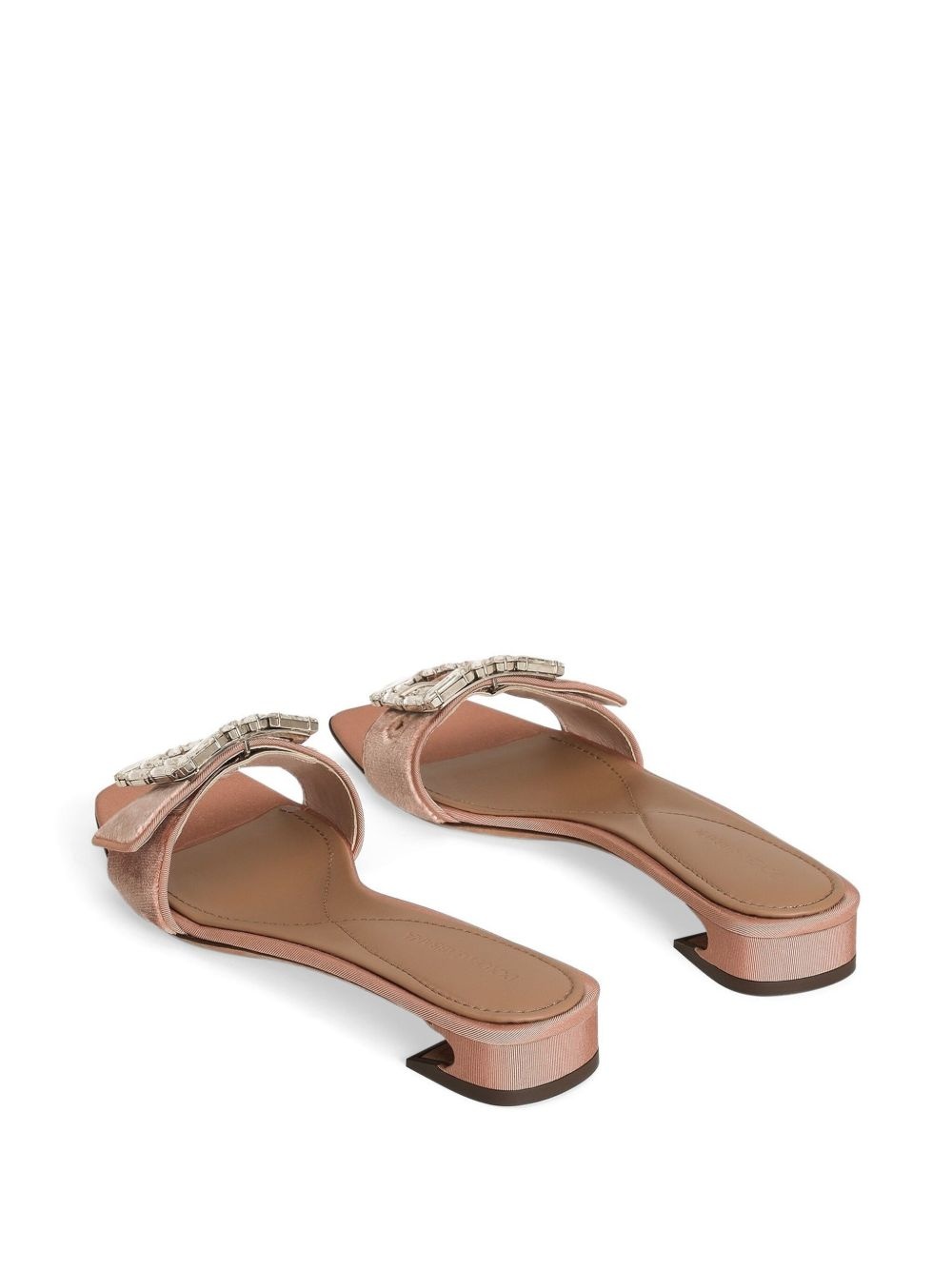 crystal-buckle sandals - 3