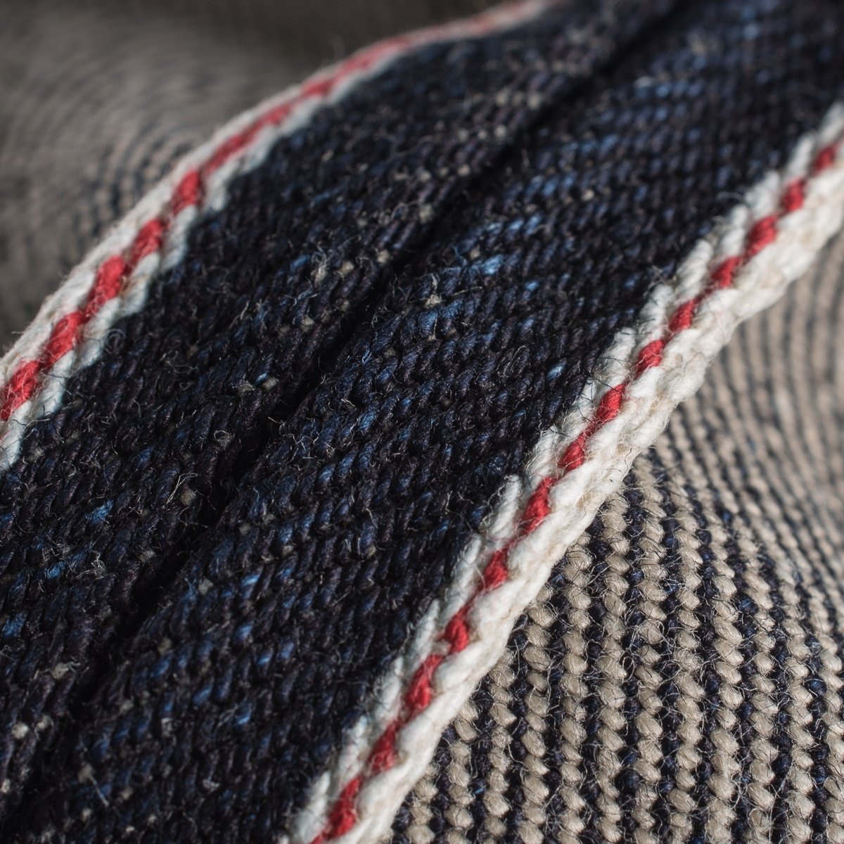 IH-666S-142 14oz Selvedge Denim Slim Straight Indigo - 13